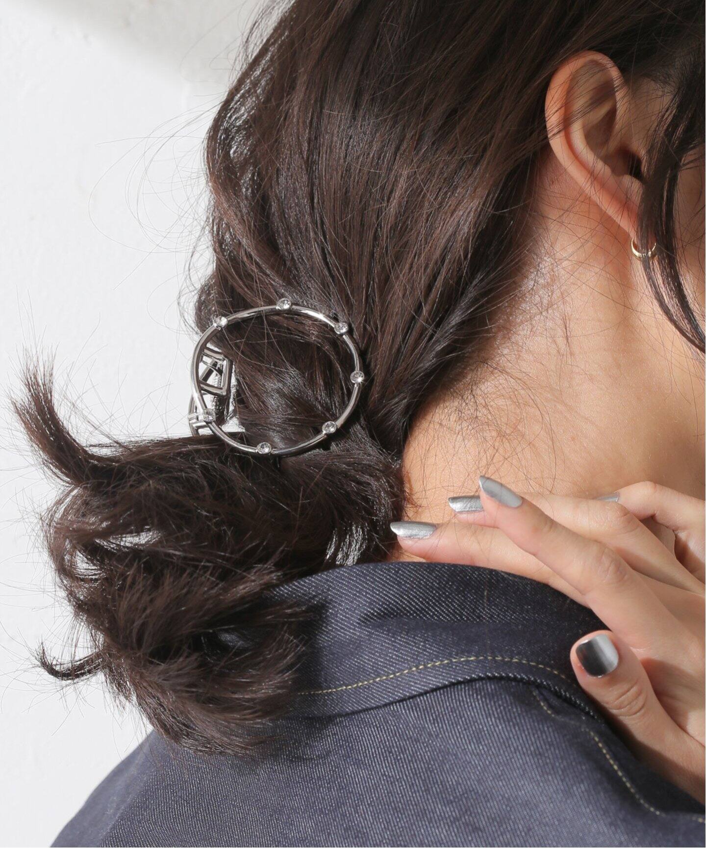 ̮ヘアクリ・バレッタ×リンクデザイン no.2 くたびれ