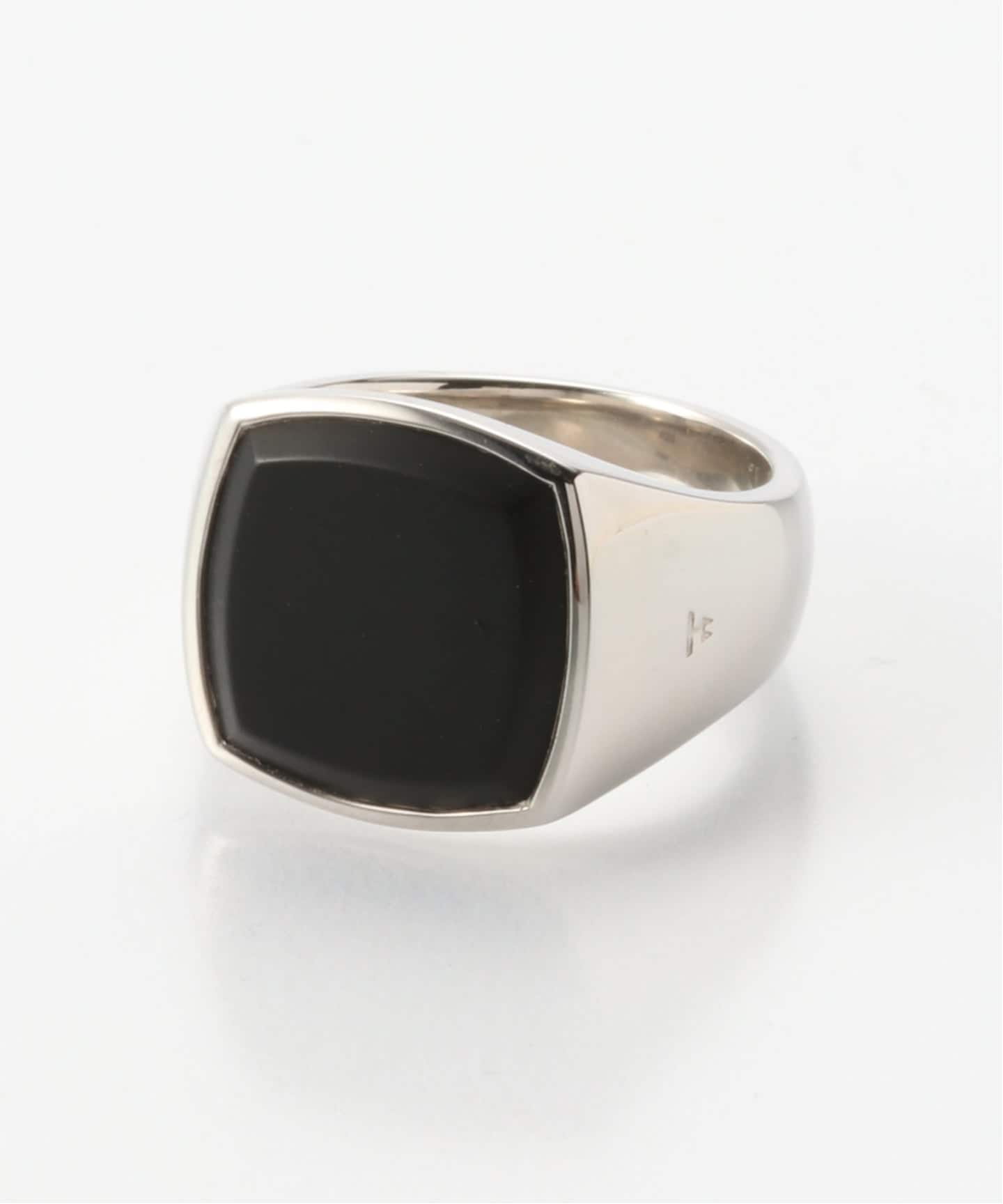 Tom Wood Cushion Black MOP M 18号 TOMWOOD / トムウッド】CUSHION BLACK ONYX（リング）｜PULP