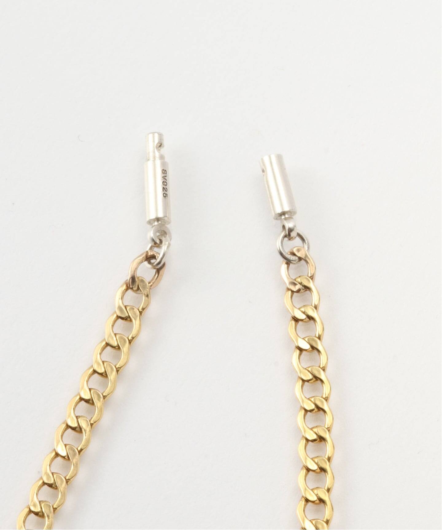GARDEN OF EDEN lg.9k curb mix chian necklace（ネックレス