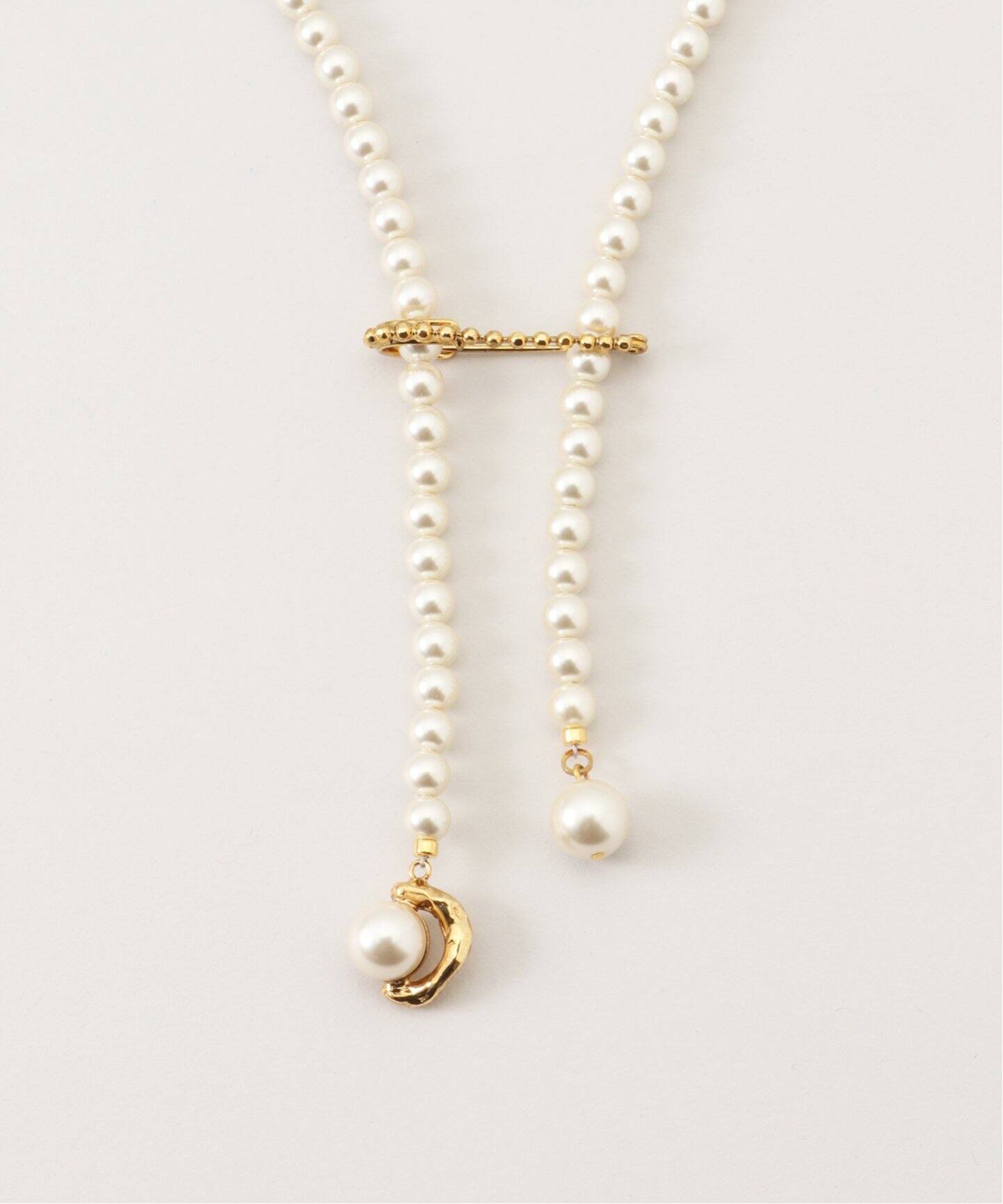 ADER.bijoux/アデル ビジュー】VAGUE pearl necklace（ネックレス 