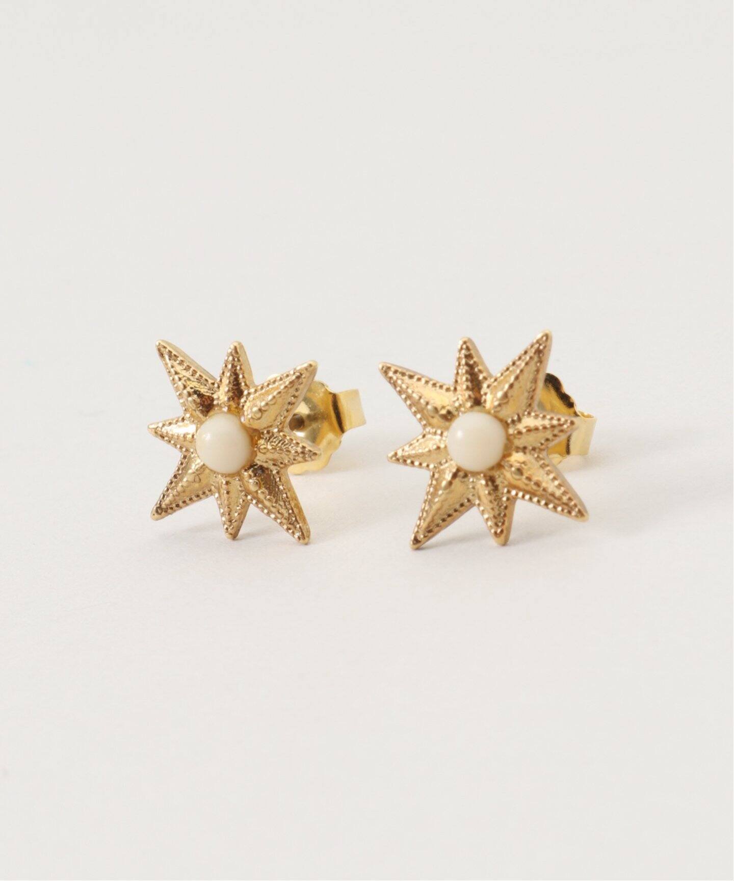 ADER.bijoux/アデル ビジュー】STAR pearl 2way pierce（ピアス（両耳 