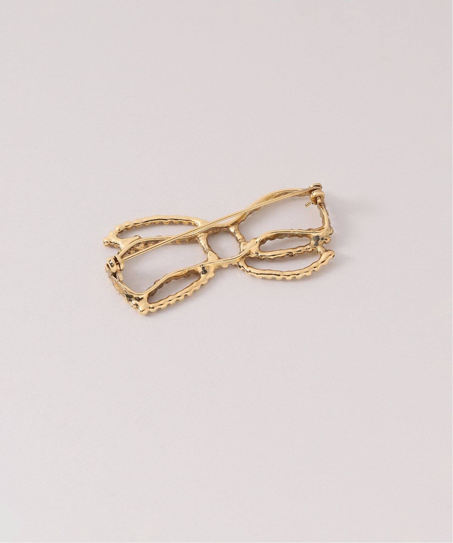 ADER Bijoux / アデル ビジュー CUTSELL ribbon brooch（その他 