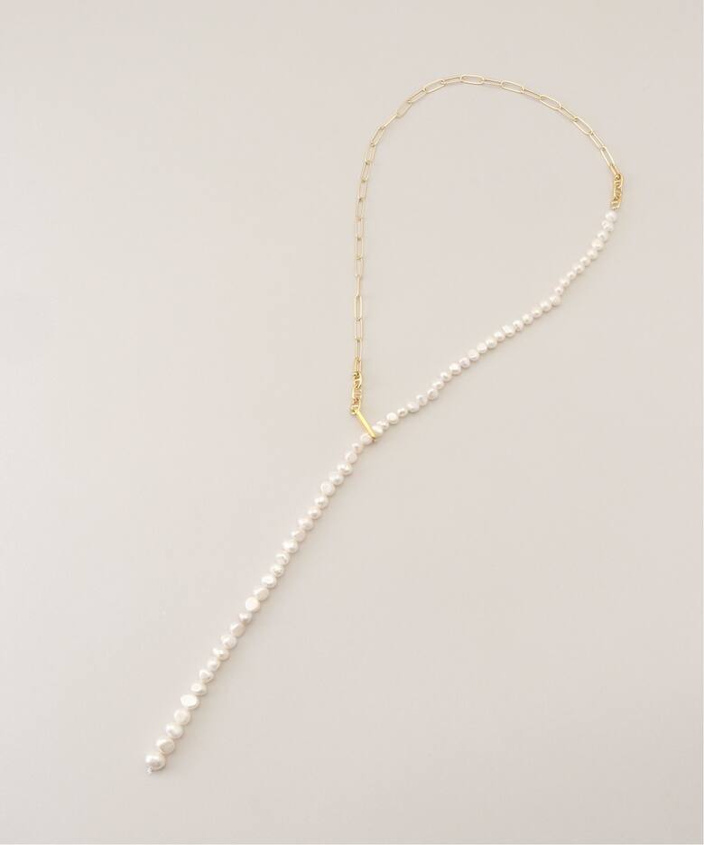 EO / イオ】 pearl mix long necklace（ネックレス）｜Spick & Span 