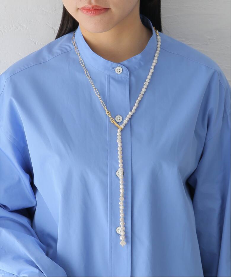 EO / イオ】 pearl mix long necklace（ネックレス）｜Spick & Span 