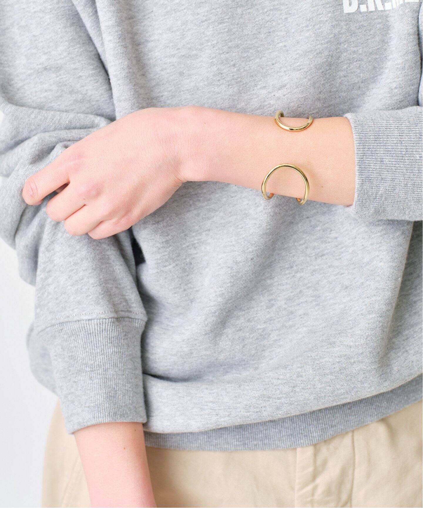 Bijou R.I / ビジューアールアイ】Stitch Bent Bracelet（ブレスレット 