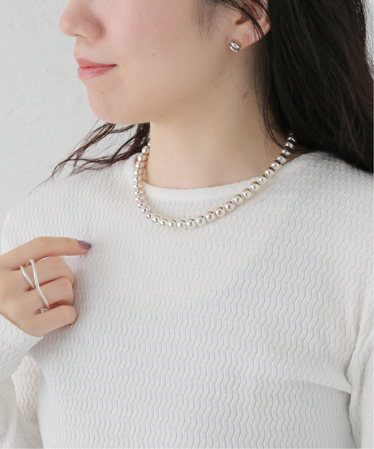 ERICKA NICOLAS BEGAY ナバホパールNC 8mm/40cm ENB-NPN-8-40  