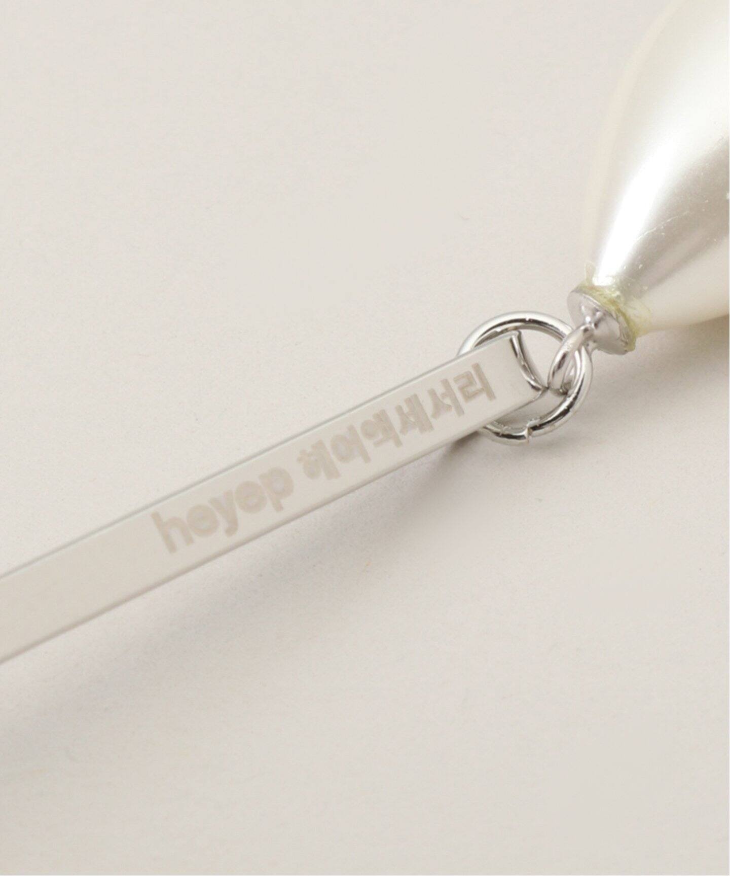 ヘアアクセサリー heyep heyep/ヘイップ】 Drop Pearl hair Pins (4P)（ヘアアクセサリー
