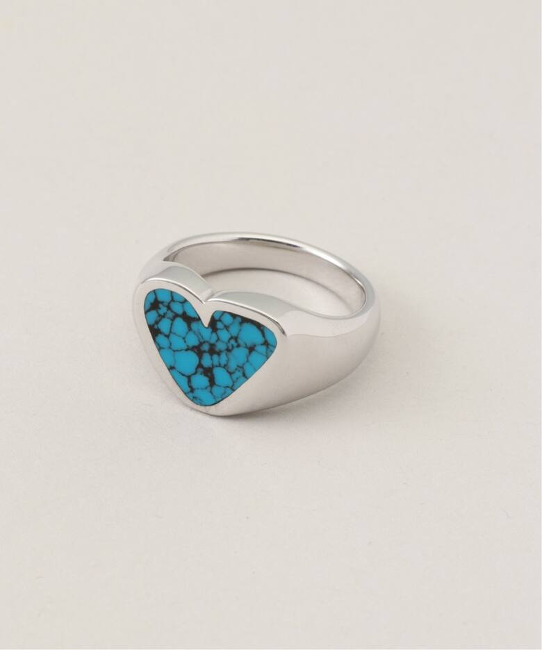 PREEK/プリーク】rough heart turquoise ring（リング）｜FRAMeWORK 
