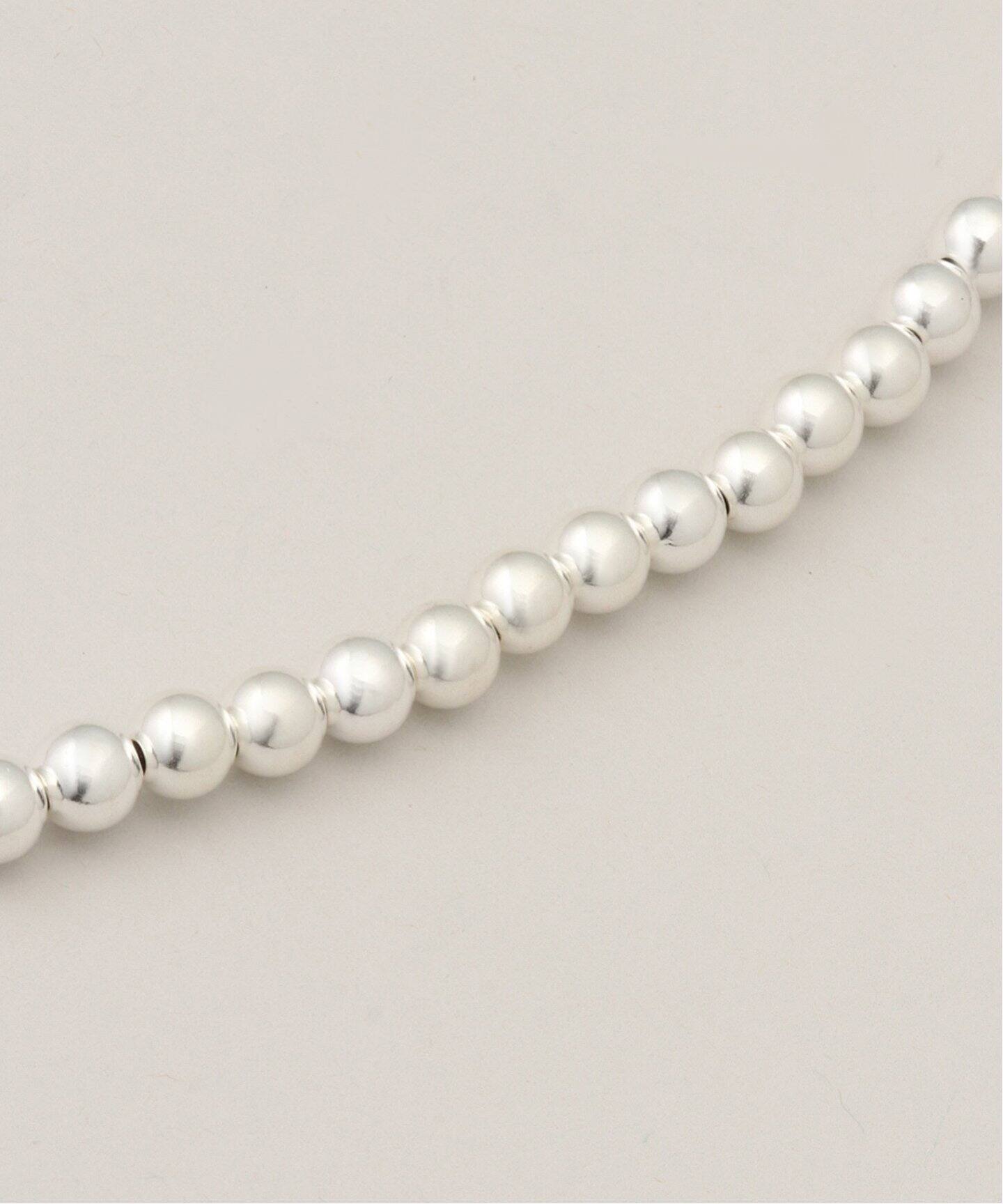 ≪追加≫INDIAN JEWELRY 5mm シャイニービーズネックレス20インチ 