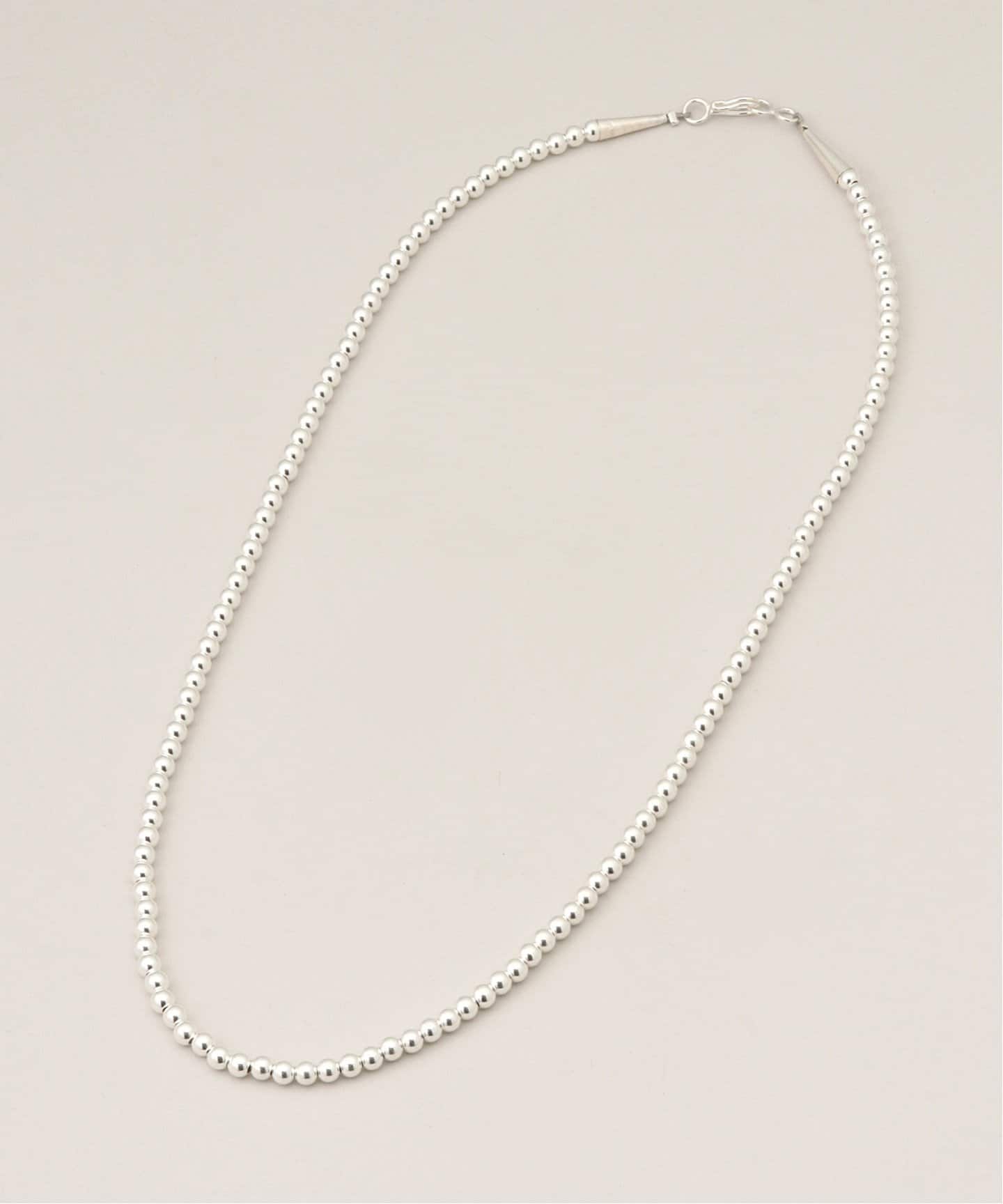 ≪追加≫INDIAN JEWELRY 4mm シャイニービーズネックレス20