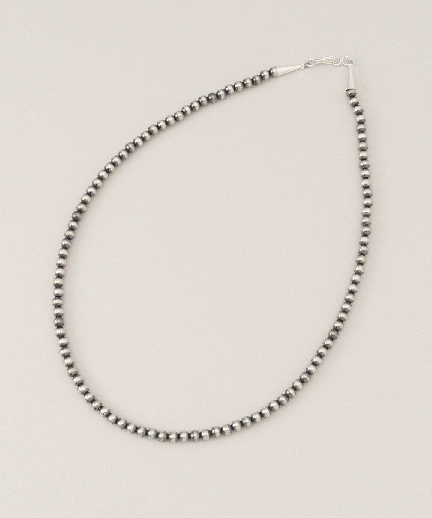 INDIAN JEWELRY 5mmボールビーズネックレス20INCH（ネックレス 