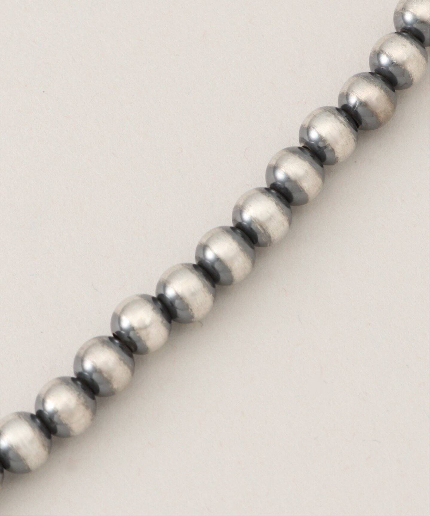 INDIAN JEWELRY 5mmボールビーズネックレス20INCH（ネックレス 