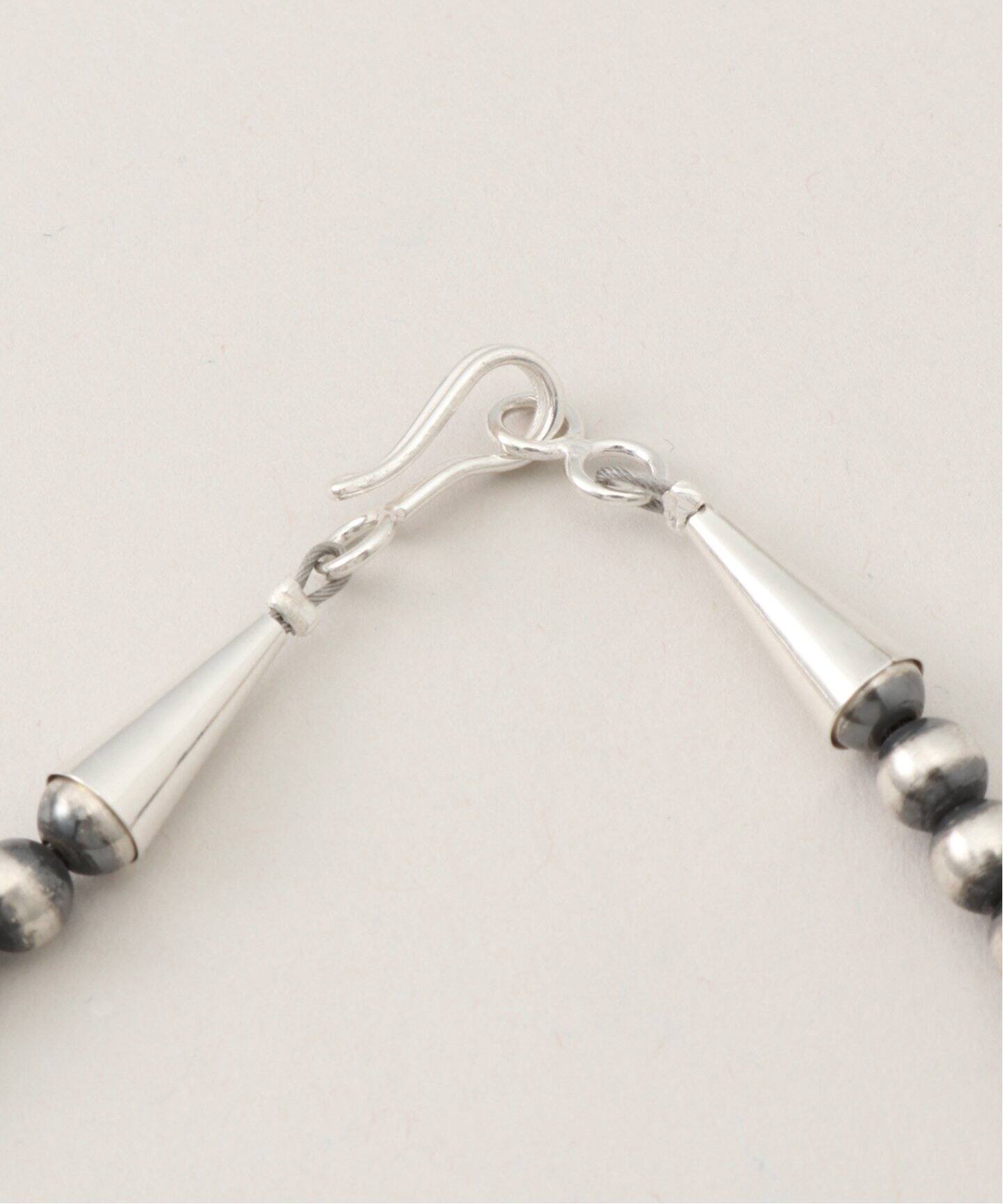 INDIAN JEWELRY 5mmボールビーズネックレス24INCH（ネックレス 