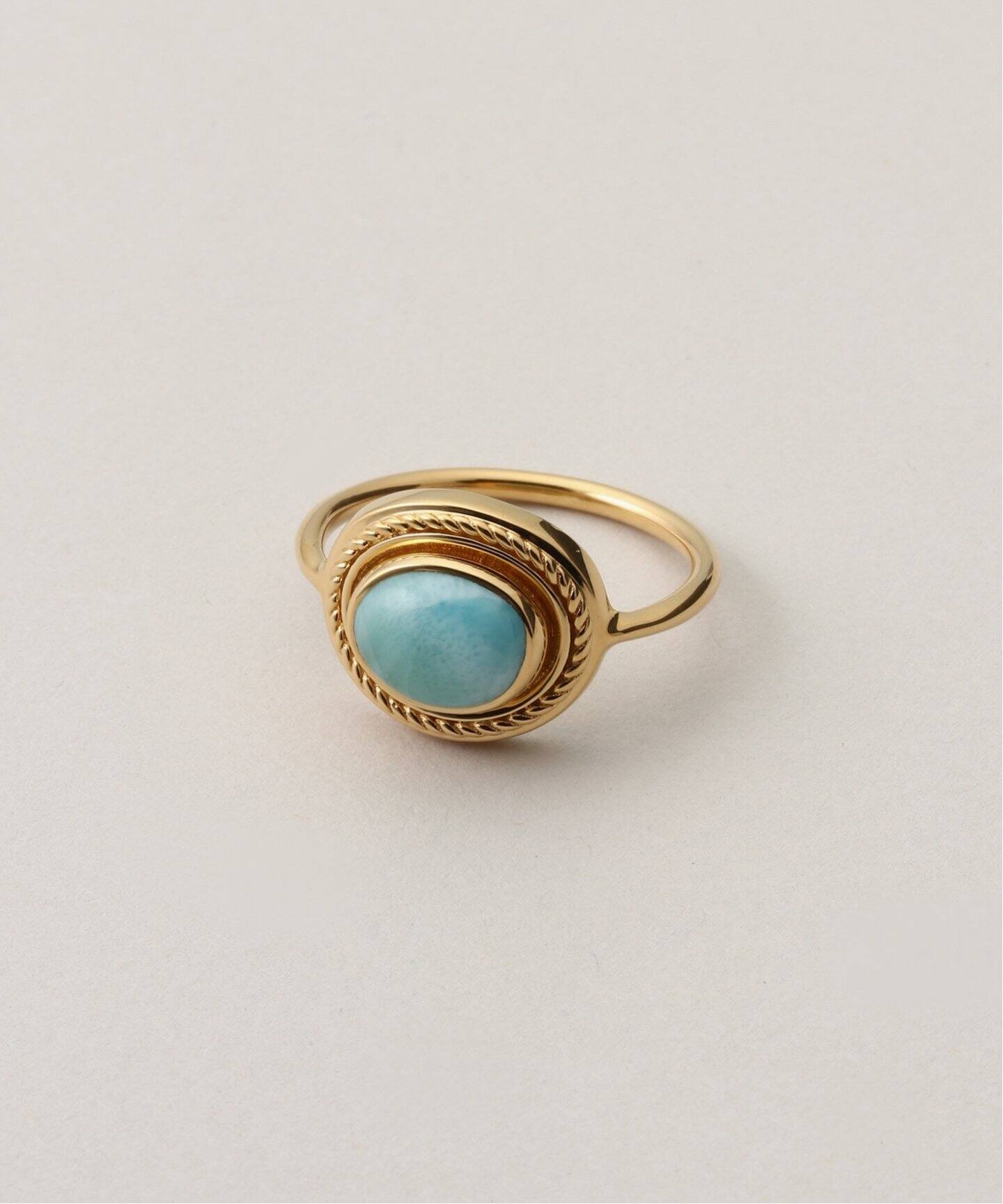 MARIHA/マリハ Wish Stones リング オーバル横SS(ラリマー)（リング  