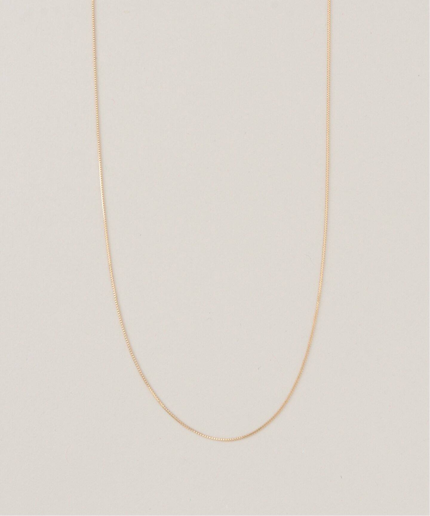 GIGI/ジジ Gold line necklace(380mm)（ネックレス）｜NOBLE（ノーブル 