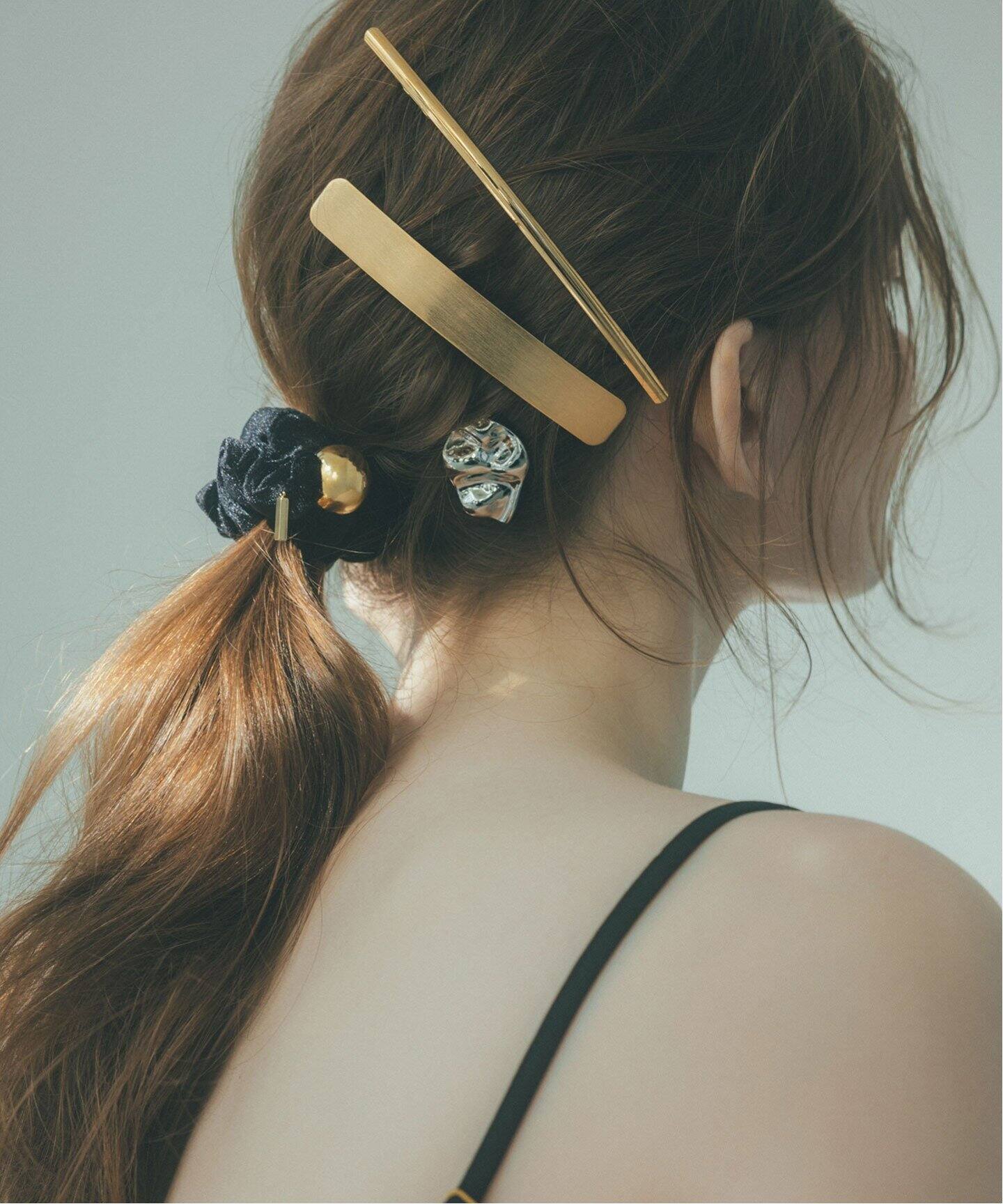 NN/エヌエヌ バレッタSET(ゴールド)（ヘアアクセサリー）｜NOBLE 