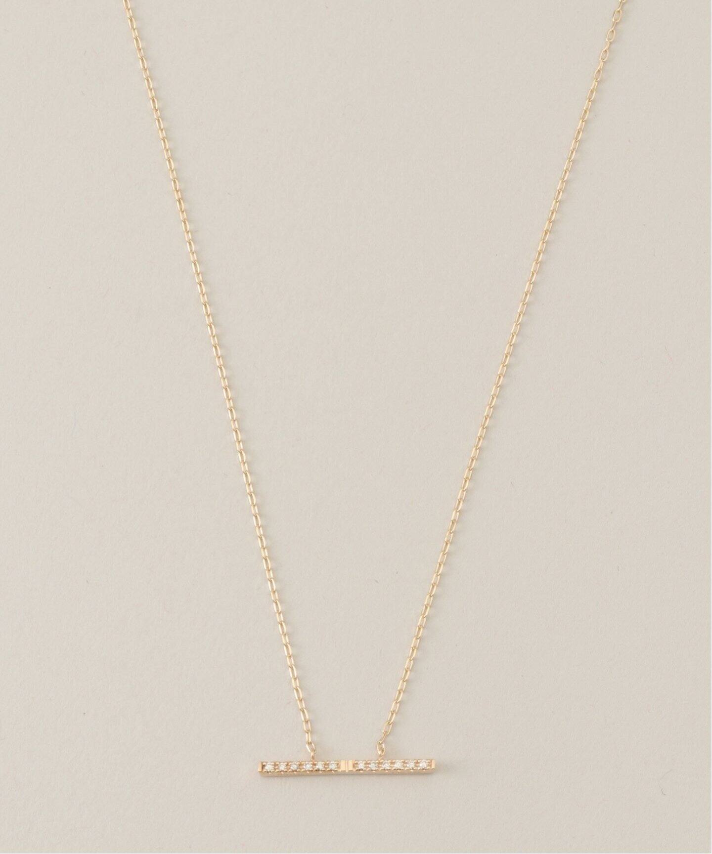 Hirotaka】Trapeze Diamond Necklace M（ネックレス）｜NOBLE 