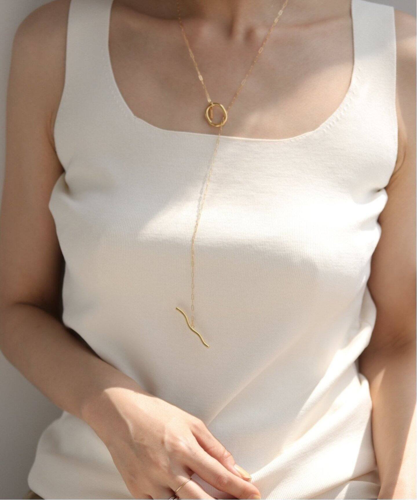追加》UCALYPT/ユーカリプト Stem line necklace（ネックレス）｜NOBLE 