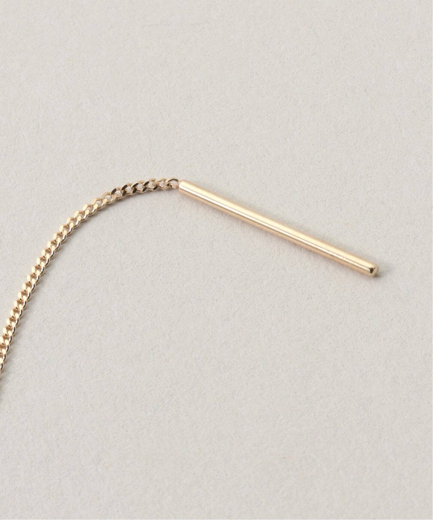 Hirotaka/ヒロタカ Mini Beluga パール チェーンピアス ※片方のみ  