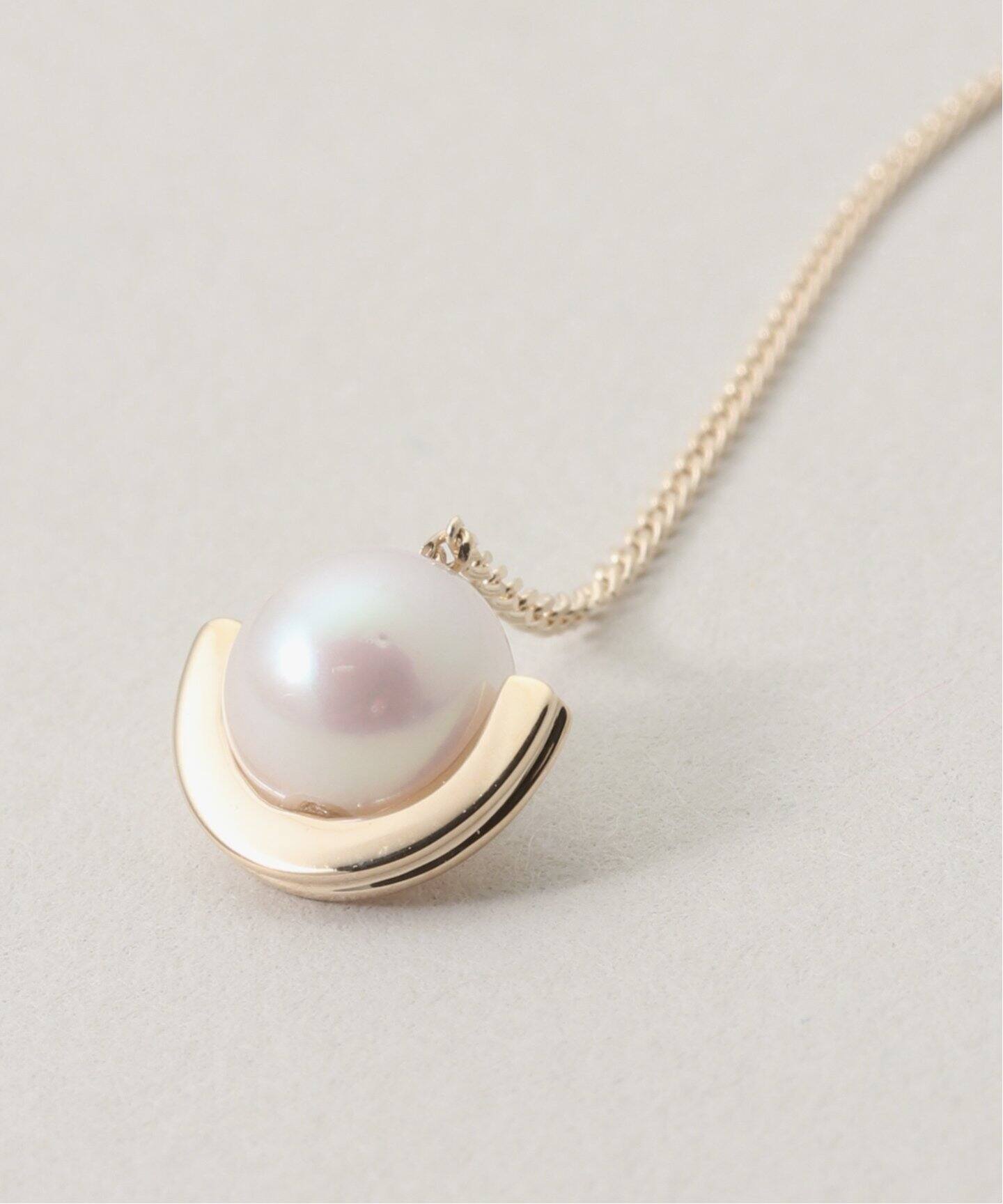 Hirotaka/ヒロタカ Mini Beluga パール チェーンピアス ※片方のみ  