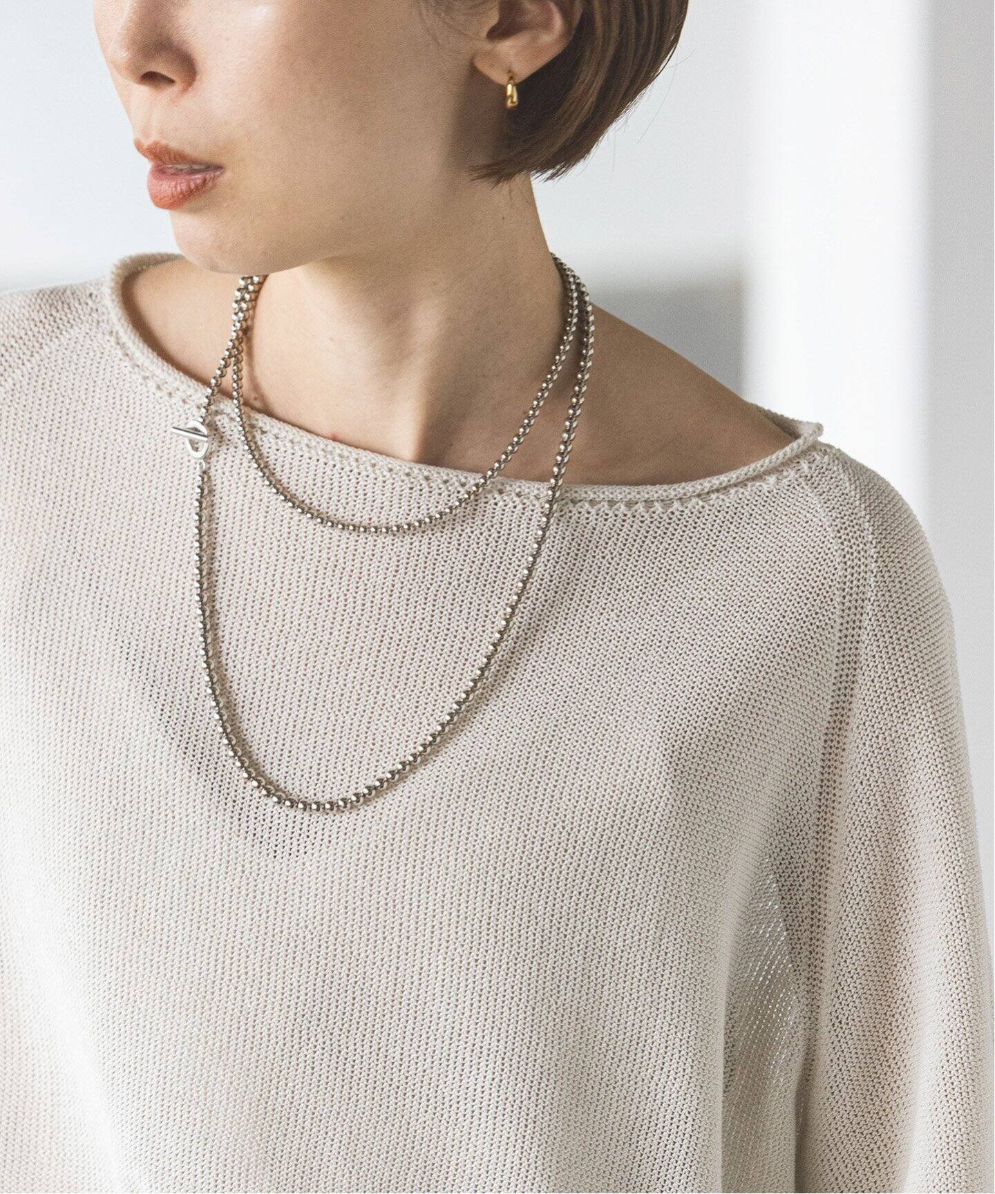 WEB限定追加》UCALYPT/ユーカリプト メタルパーツロングネックレス 12  