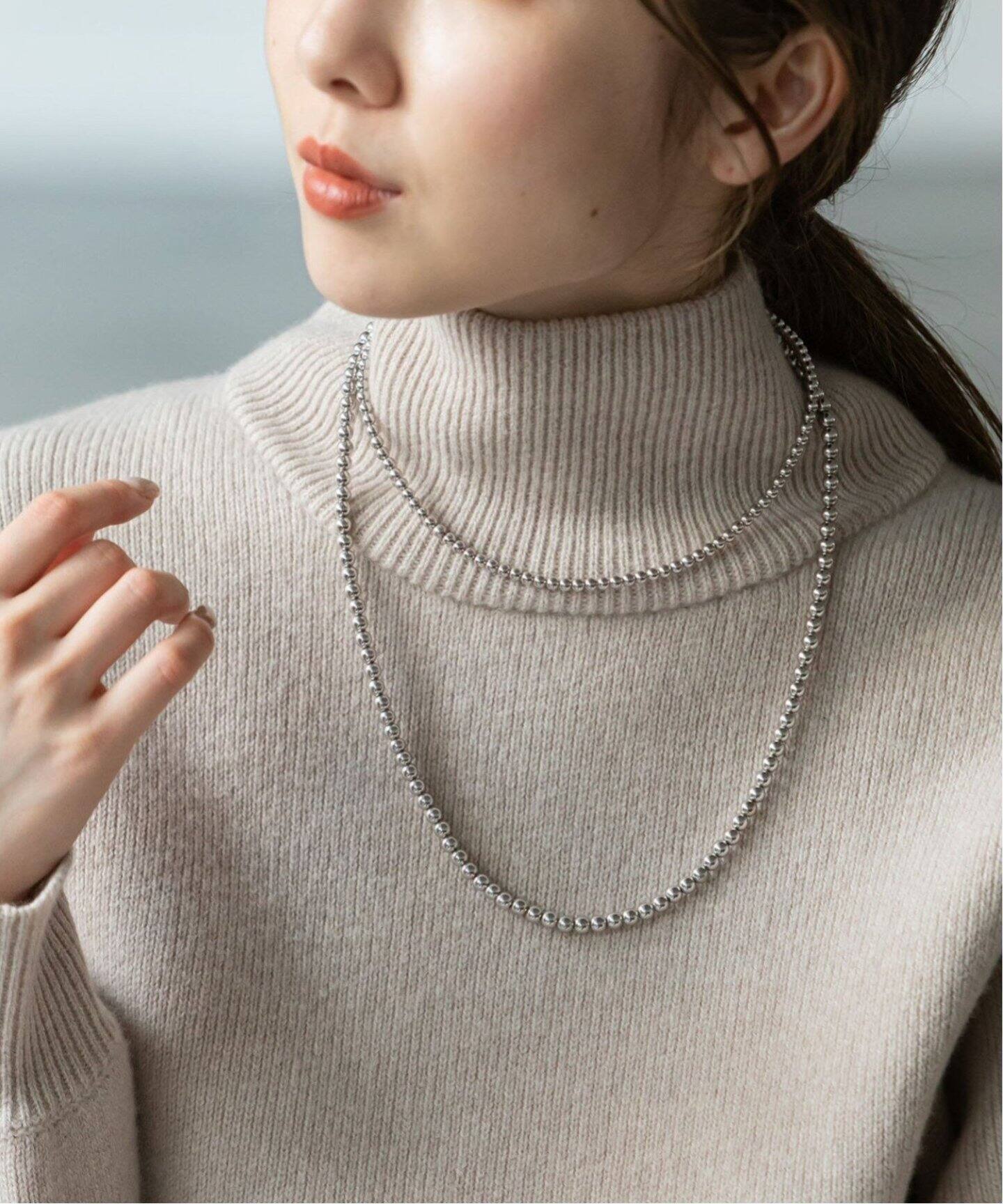 WEB限定追加》UCALYPT/ユーカリプト メタルパーツロングネックレス 12  