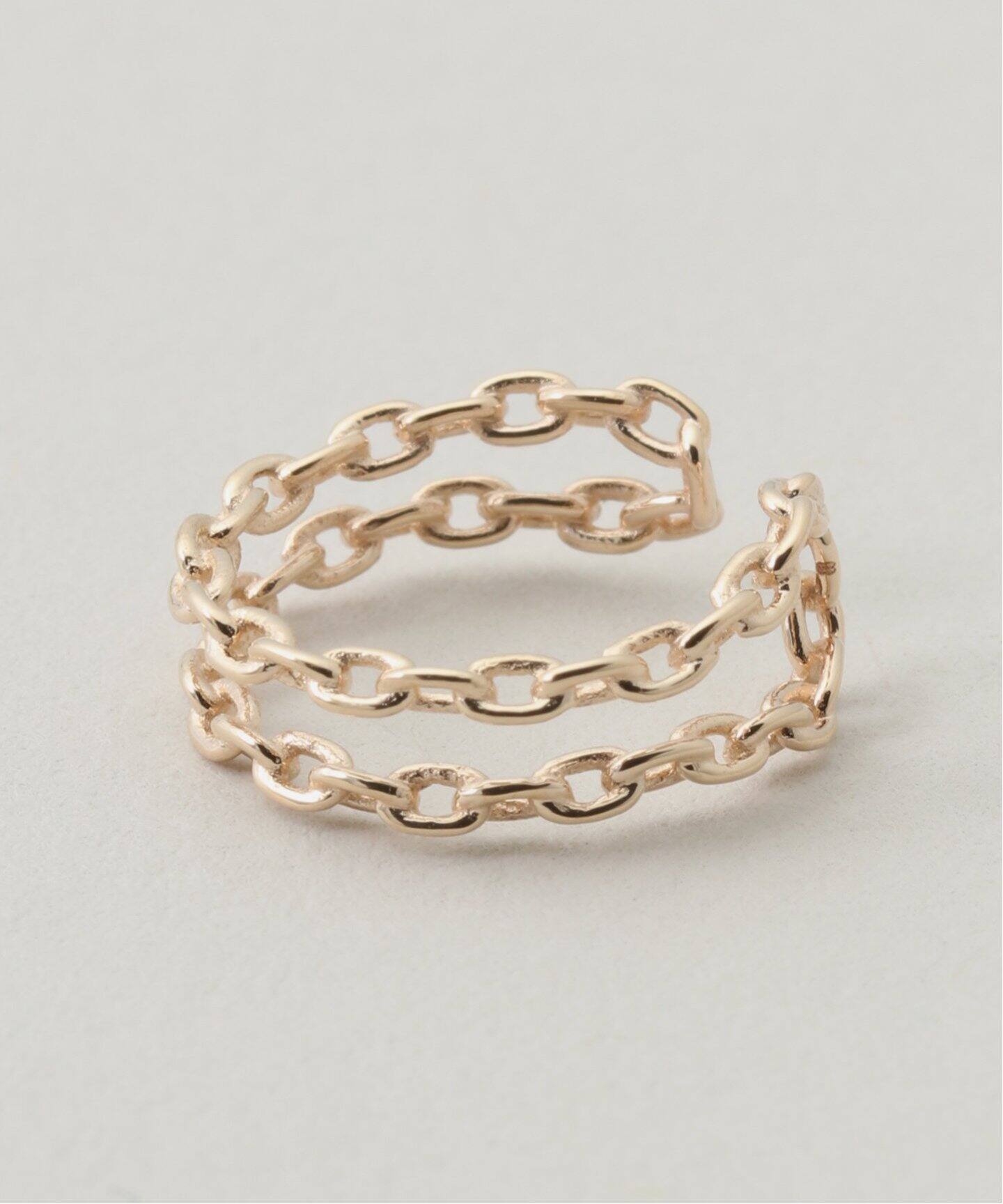 Hirotaka/ヒロタカ All About Basics Wライン チェーン イヤーカフ S  