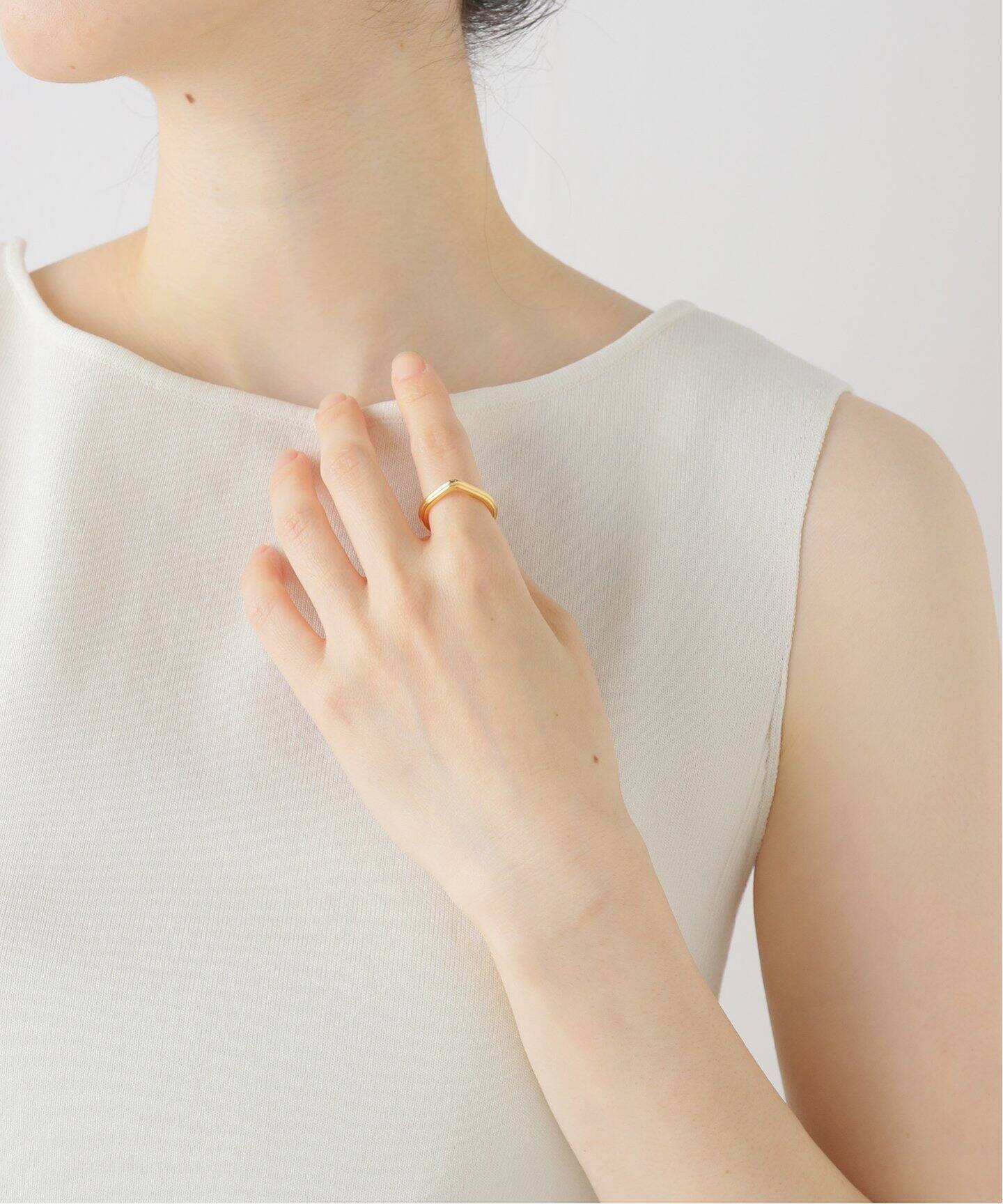 Hirotaka/ヒロタカ Sand Dune Pointed Ring（リング）｜NOBLE 