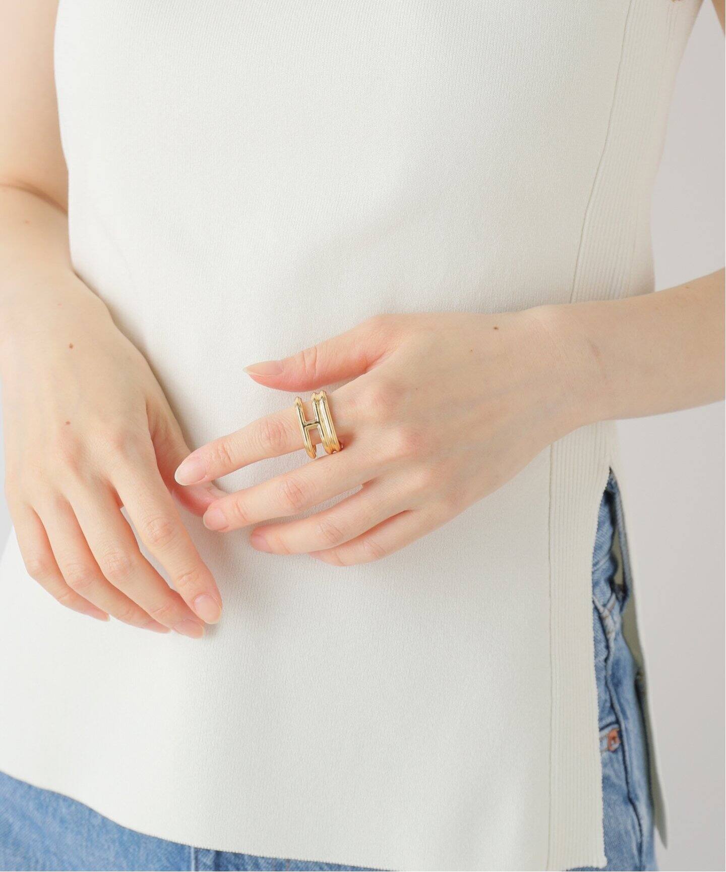 Hirotaka/ヒロタカ Sand Dune Layered Ring（リング）｜NOBLE 