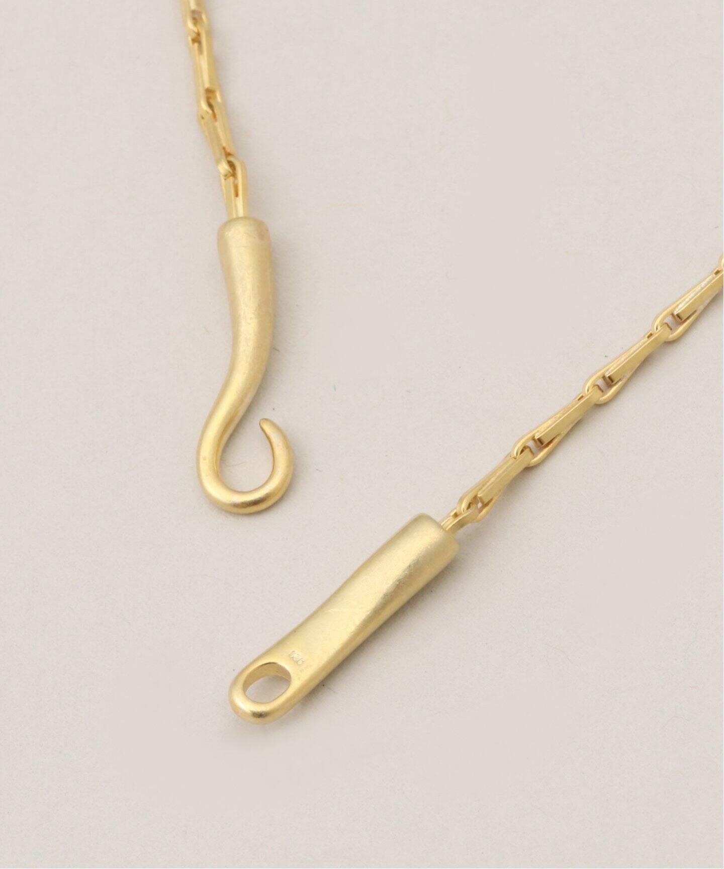 UCALYPT/ユーカリプト Fold Chain Front Hook Necklace（ネックレス 