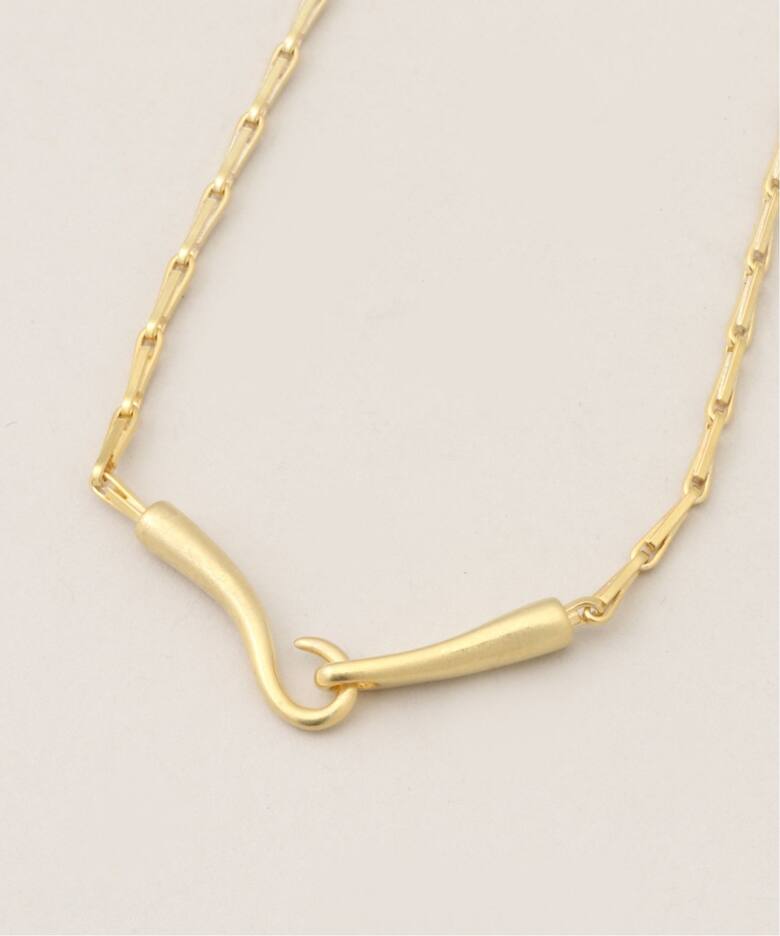 UCALYPT/ユーカリプト Fold Chain Front Hook Necklace（ネックレス 