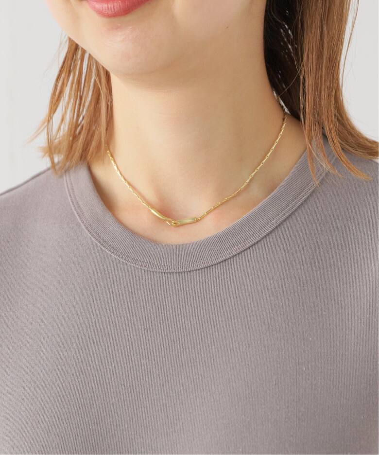 UCALYPT/ユーカリプト Fold Chain Front Hook Necklace（ネックレス 