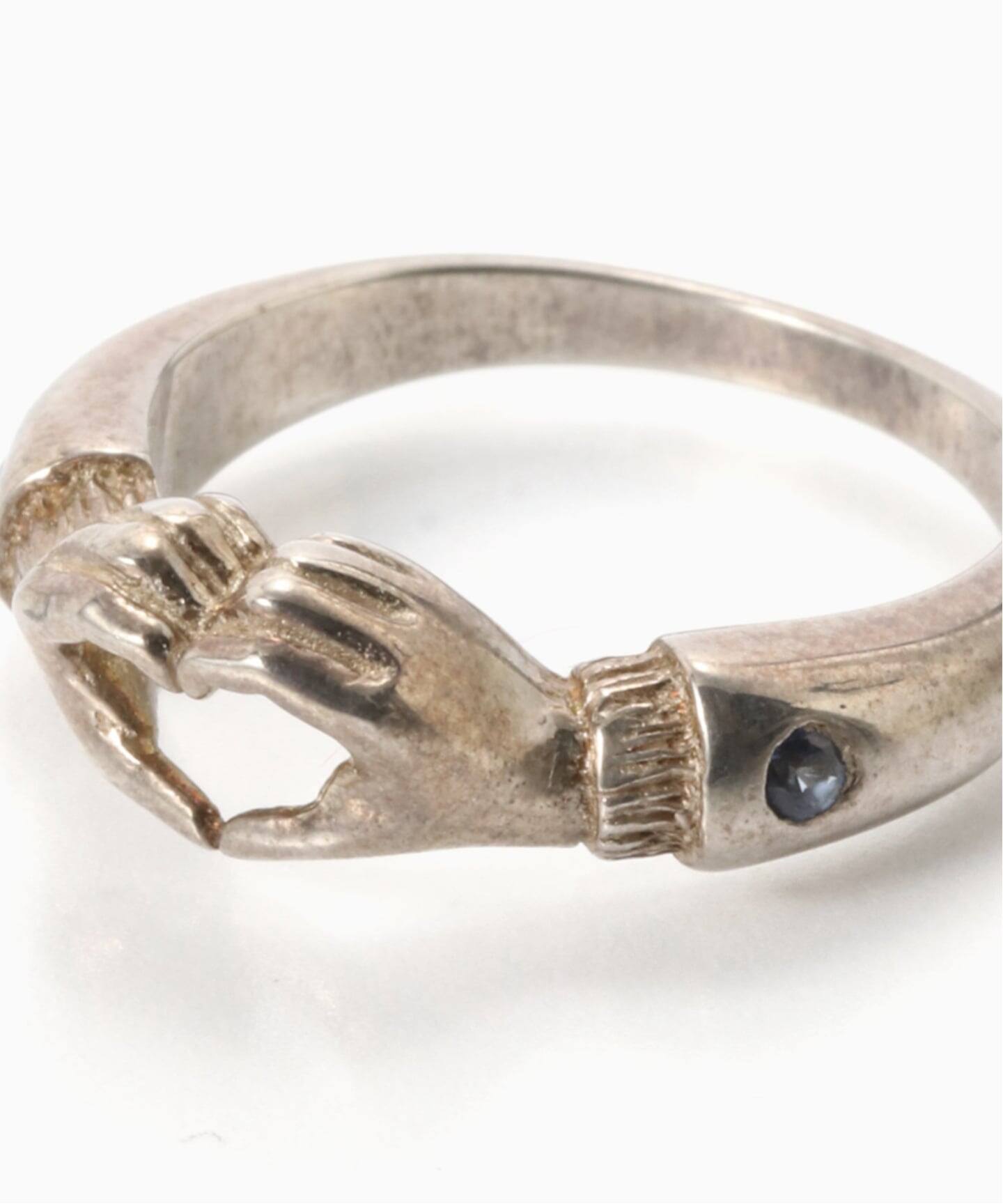 BLEUE BURNHAM LOVE HANDS RING (BLUE)（その他アクセサリー