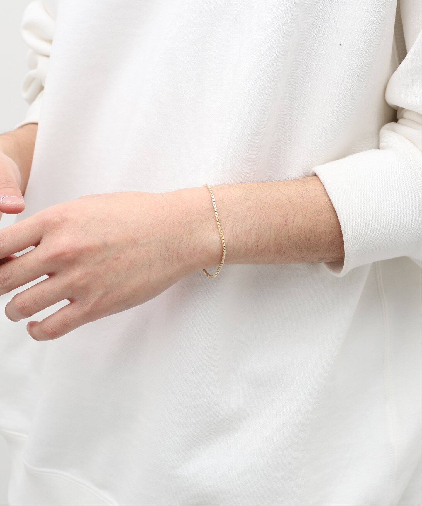 TOMWOOD / トムウッド】SQUARE BRACELET GOLD 7INCH（ブレスレット 
