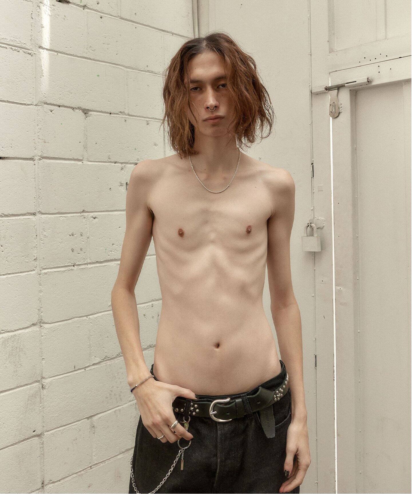 HYPNOTIZE / ヒプノタイズ】SILVER MIX CHAIN NECKLACE_VER  