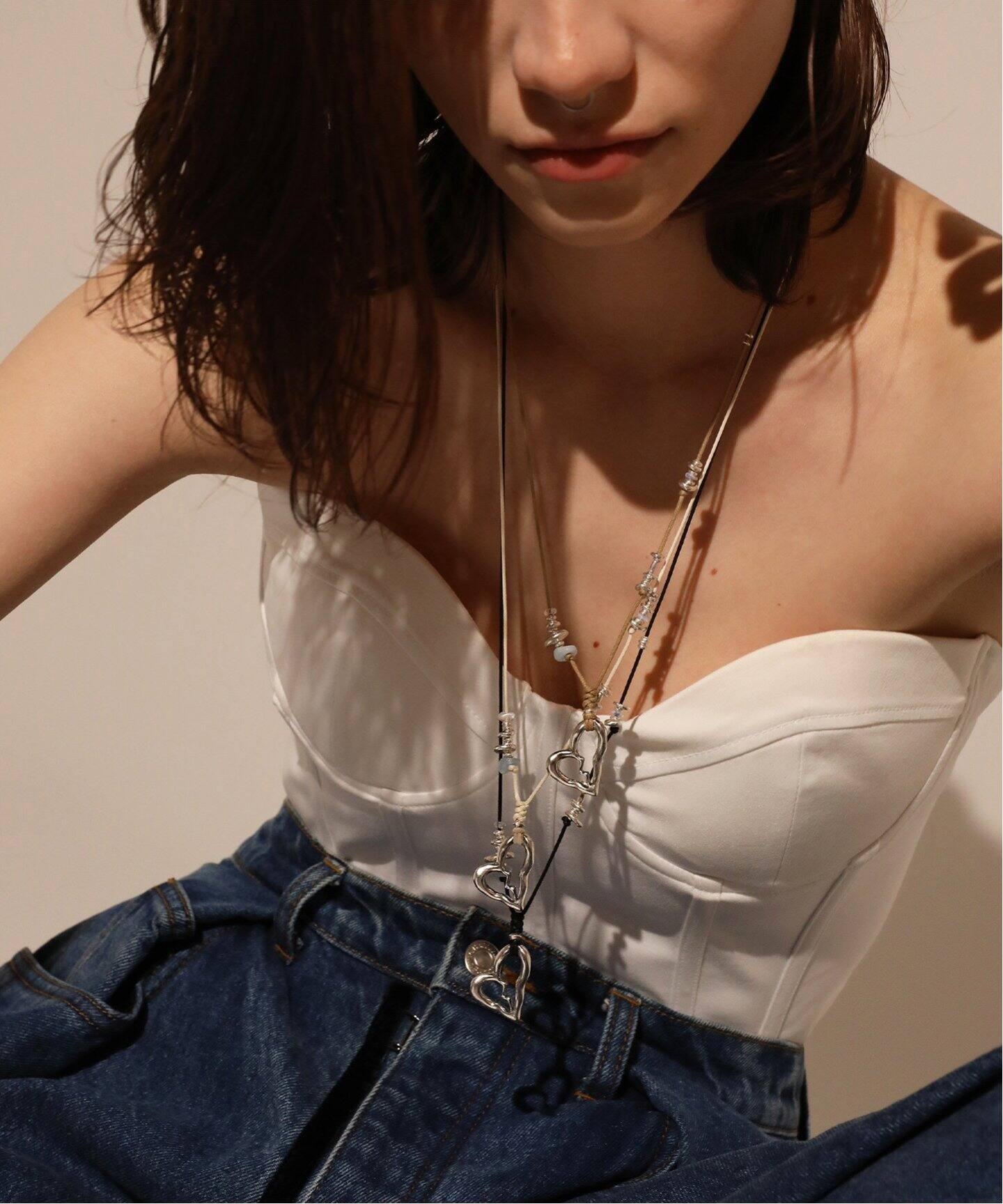 HYPNOTIZE / ヒプノタイズ】BROKEN HEART PENDANT NECKLACE_  