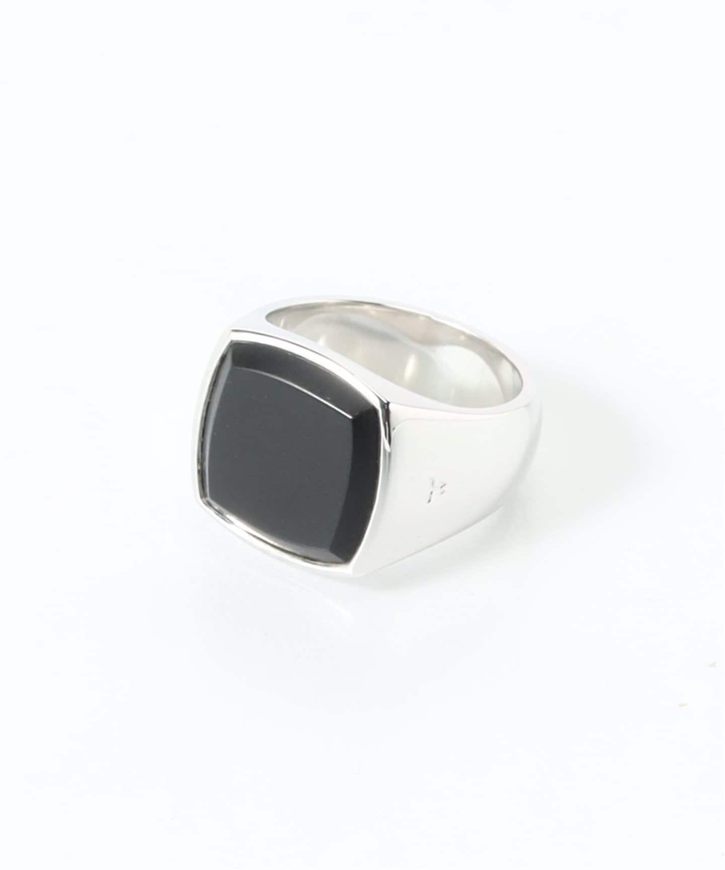 トムウッド　リング　Cushion Black Mother Of Pearl TOMWOOD / トムウッド】CUSHION BLACK ONYX（リング）｜PULP