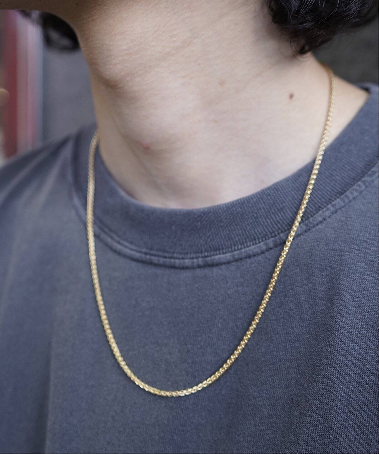 TOMWOOD / トムウッド】CURB CHAIN SLIM GOLD 20.5INCH（ネックレス  