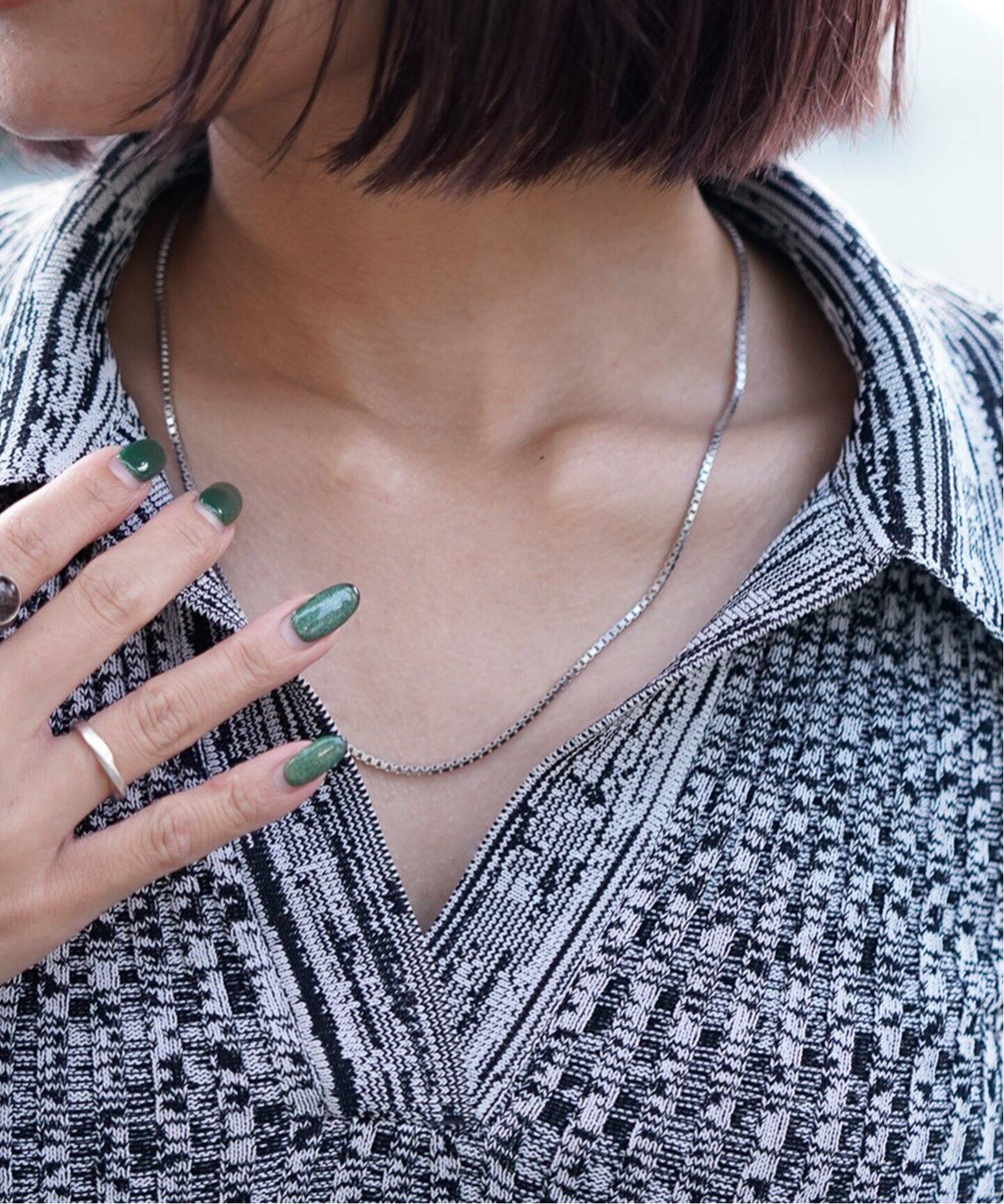 TOMWOOD / トムウッド】SQUARE CHAIN 20.5INCH（ネックレス）｜PULP 