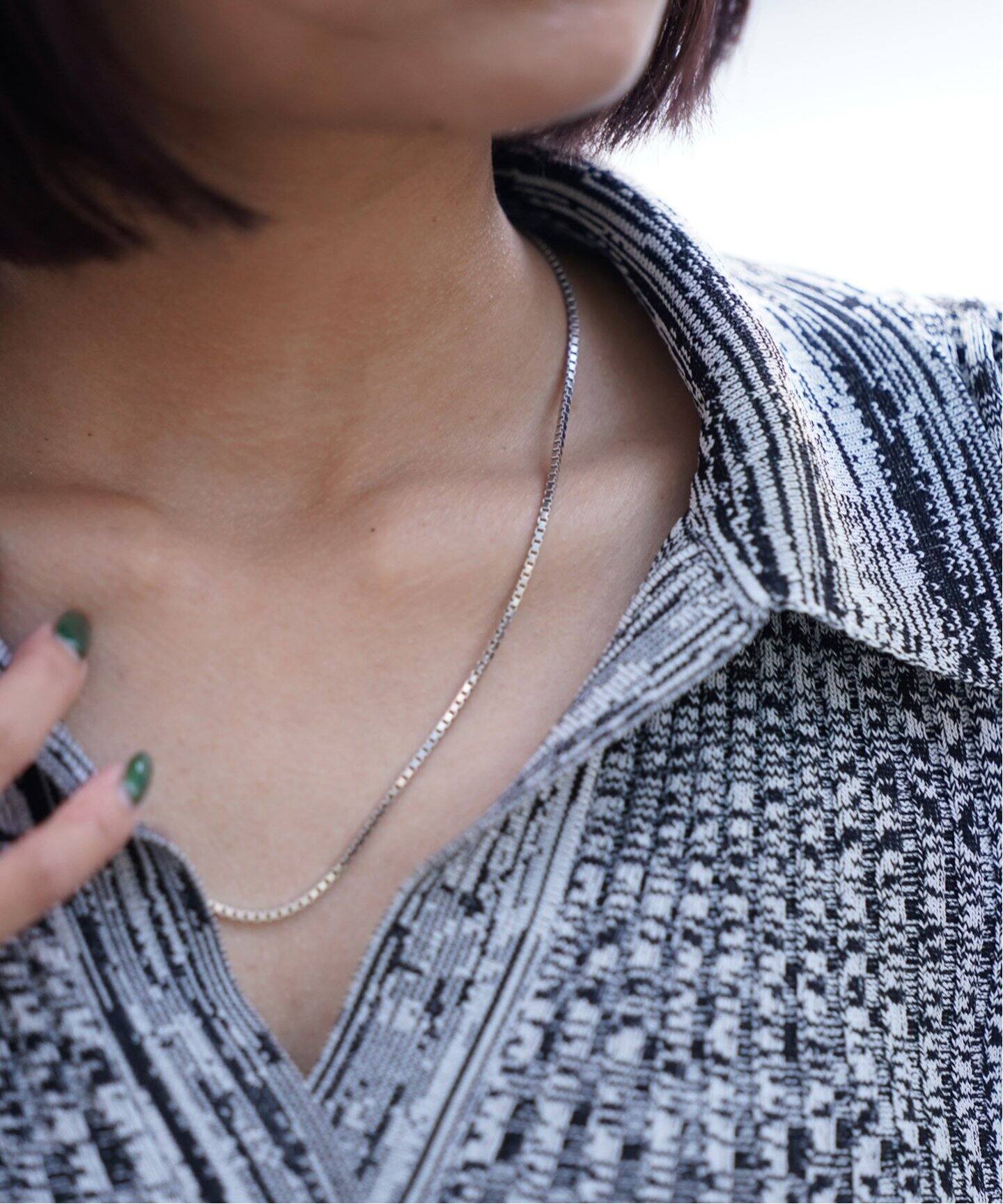 TOMWOOD / トムウッド】SQUARE CHAIN 20.5INCH（ネックレス）｜PULP 