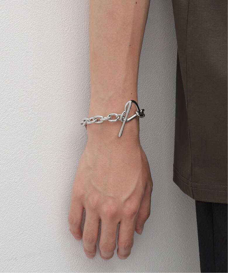 BASICKS / ベイシックス】HEART BRACELET (MEDIUM LINK)（ブレスレット 