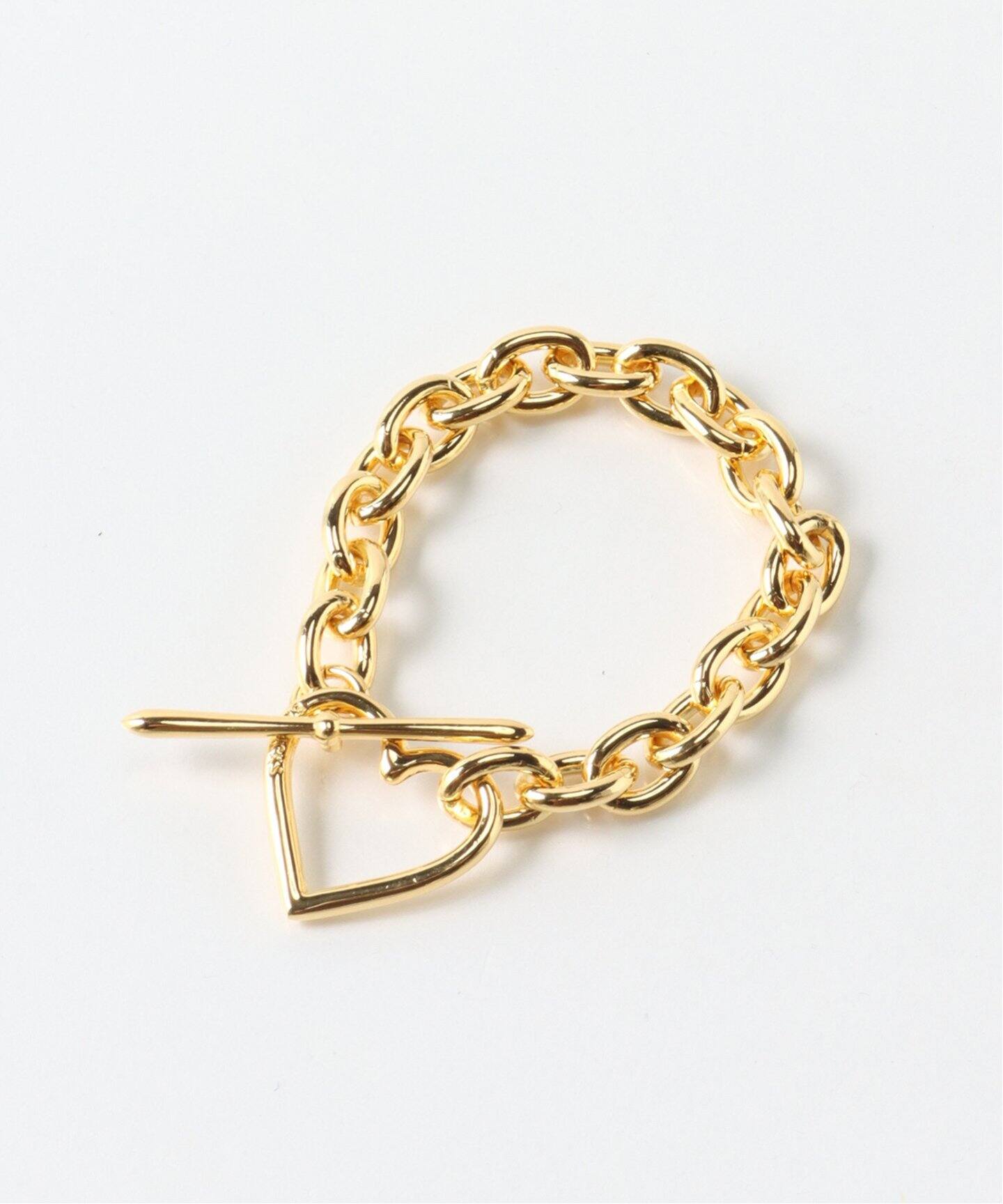 BASICKS / ベイシックス】HEART BRACELET (MEDIUM LINK)（ブレスレット 