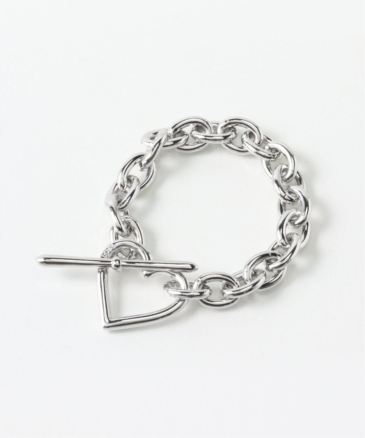 BASICKS / ベイシックス】HEART BRACELET (MEDIUM LINK)（ブレスレット 