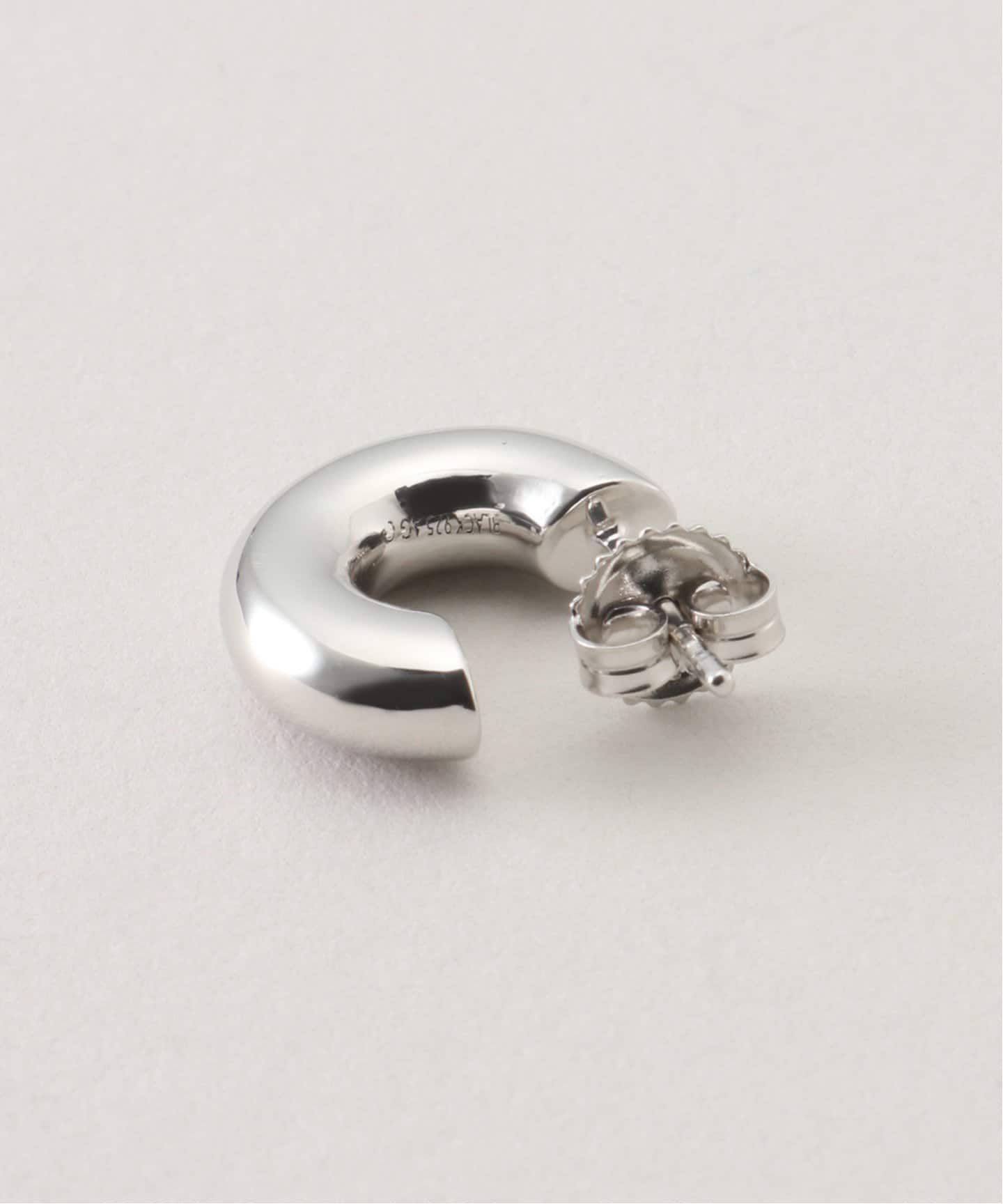 MARIA BLACK/マリアブラック】Tempelhofer Hoop Silver：ピアス