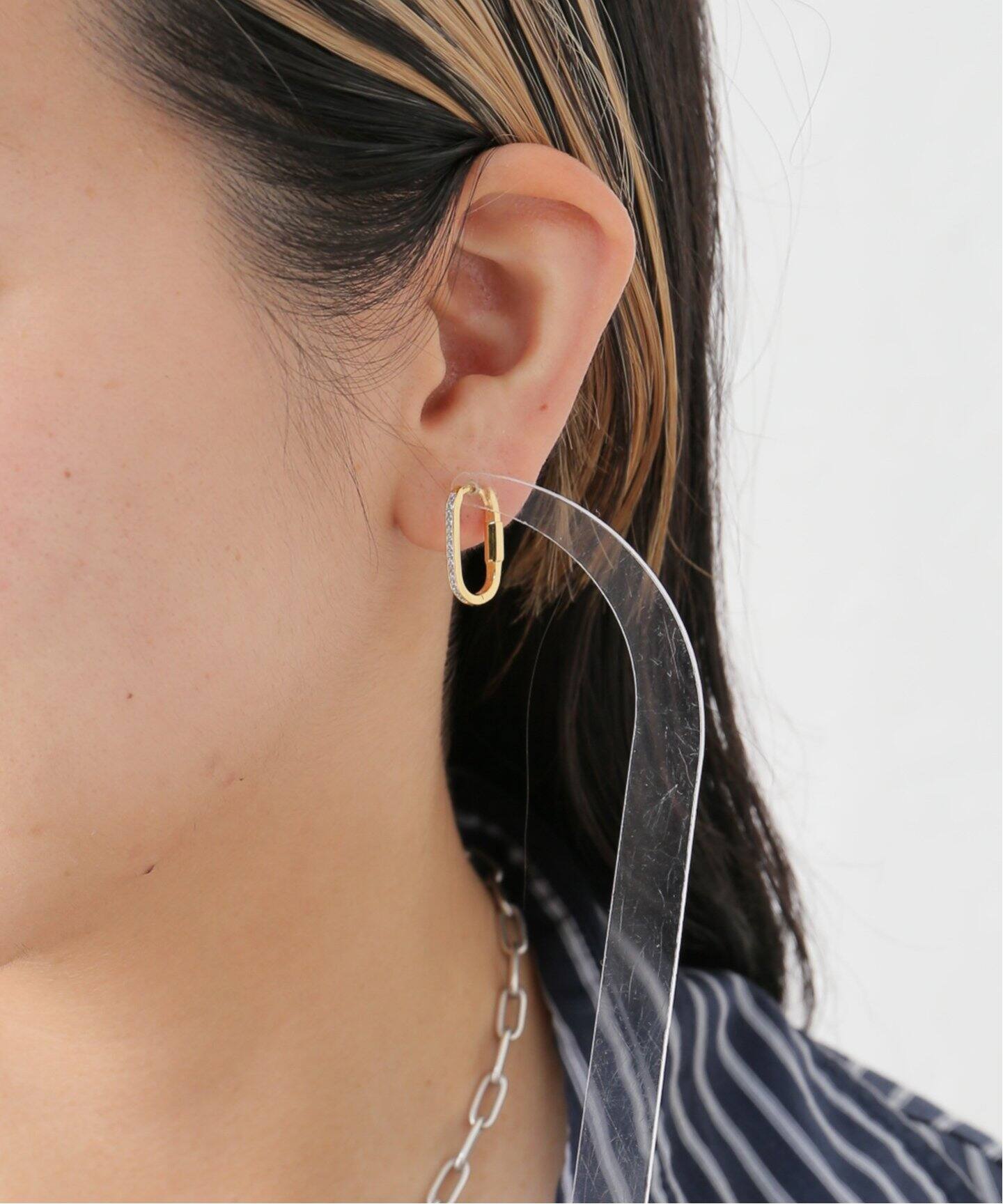 MARIA BLACK/マリアブラック】Kastellet Earring Gold：ピアス（片耳用  