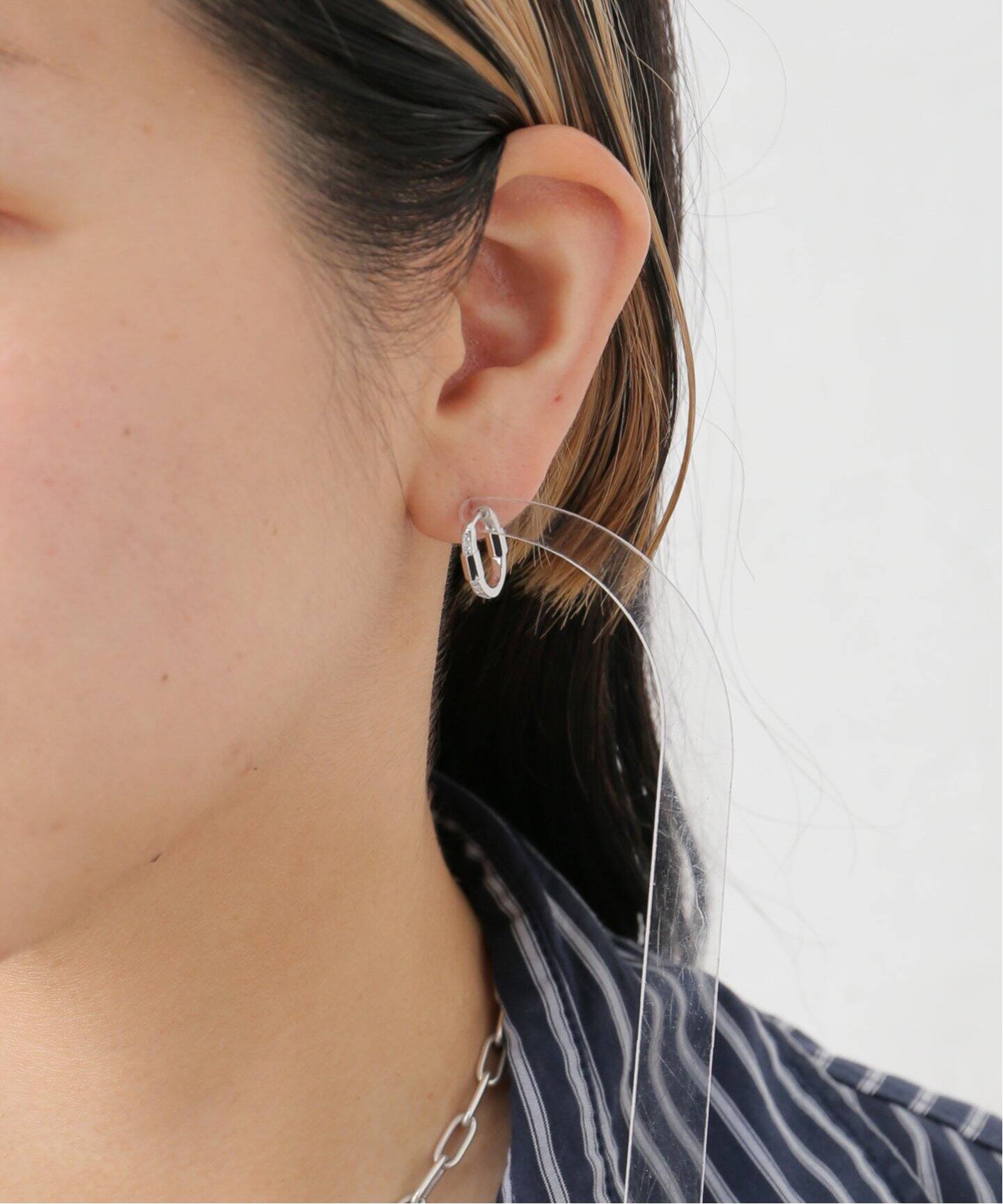 MARIA BLACK/マリアブラック】Palads Royal Earring Silver：ピアス 