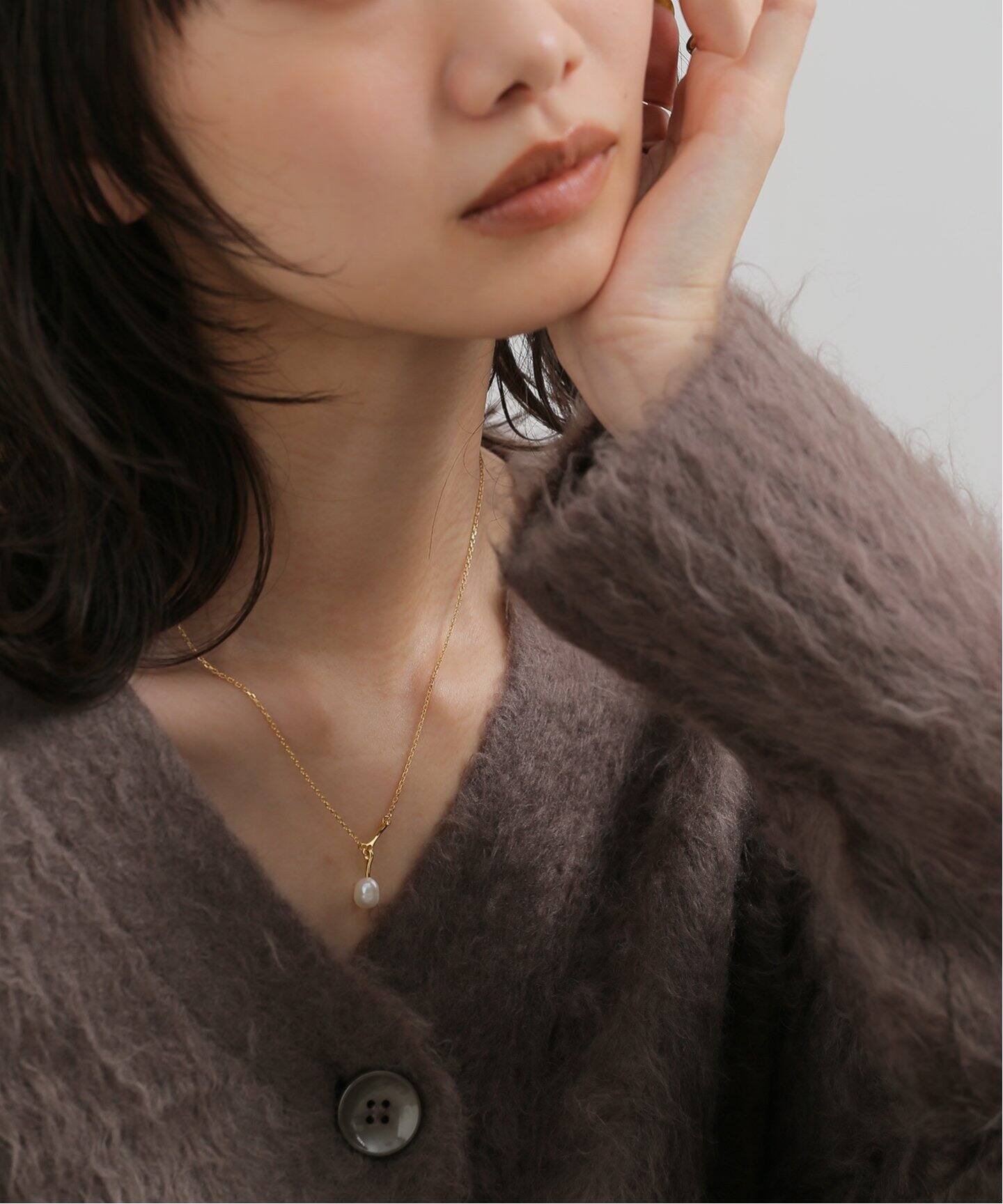 MARIA BLACK/マリアブラック】Bane Necklace Gold：ネックレス