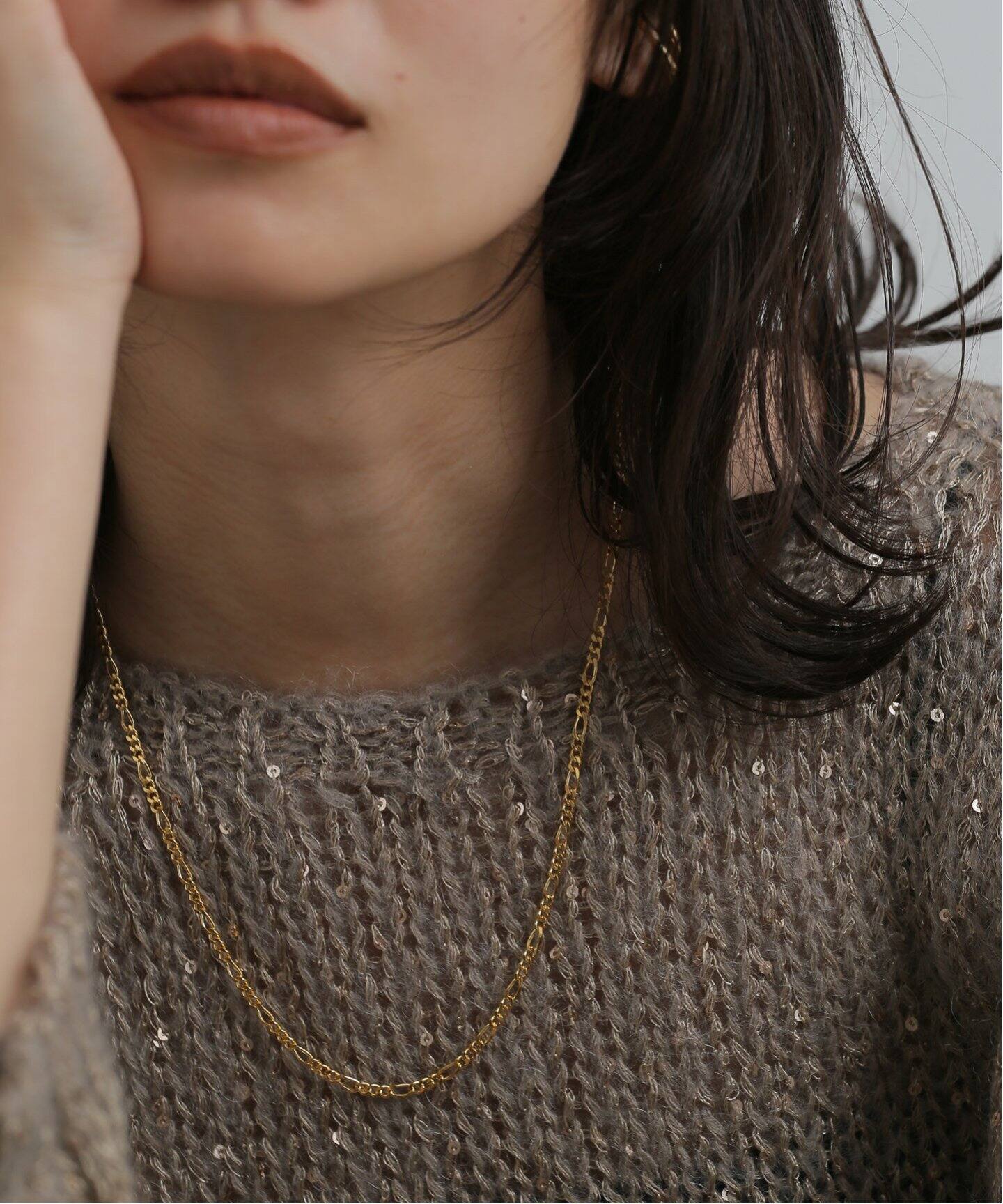 MARIA BLACK/マリアブラック】Negroni Necklace Gold HP：ネックレス 