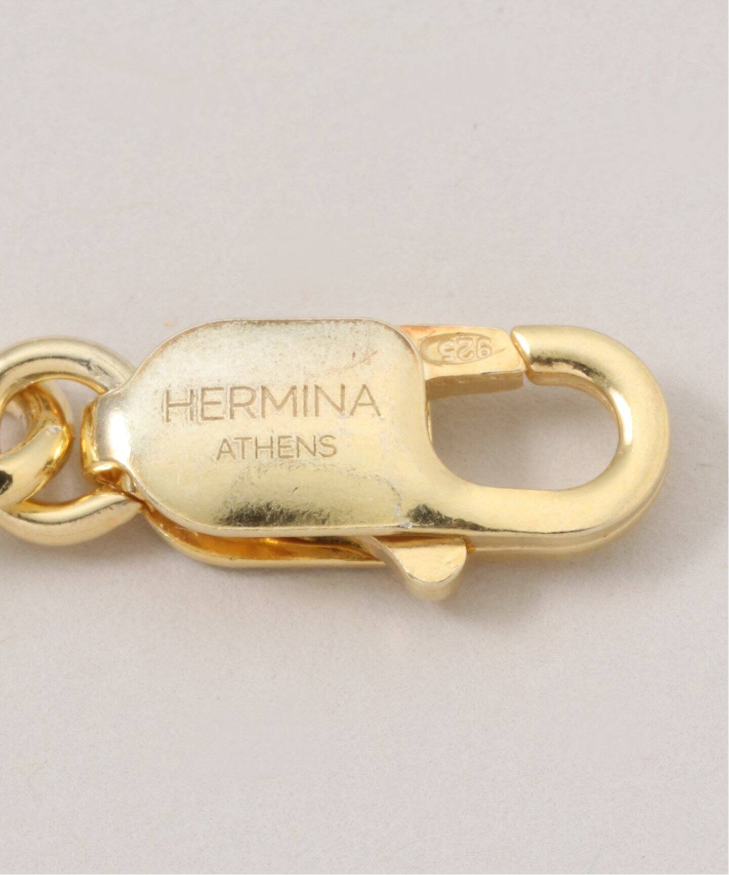 HERMINA ATHENS】HERMIS LARGE LUSTRE CHARM NEC：ネックレス