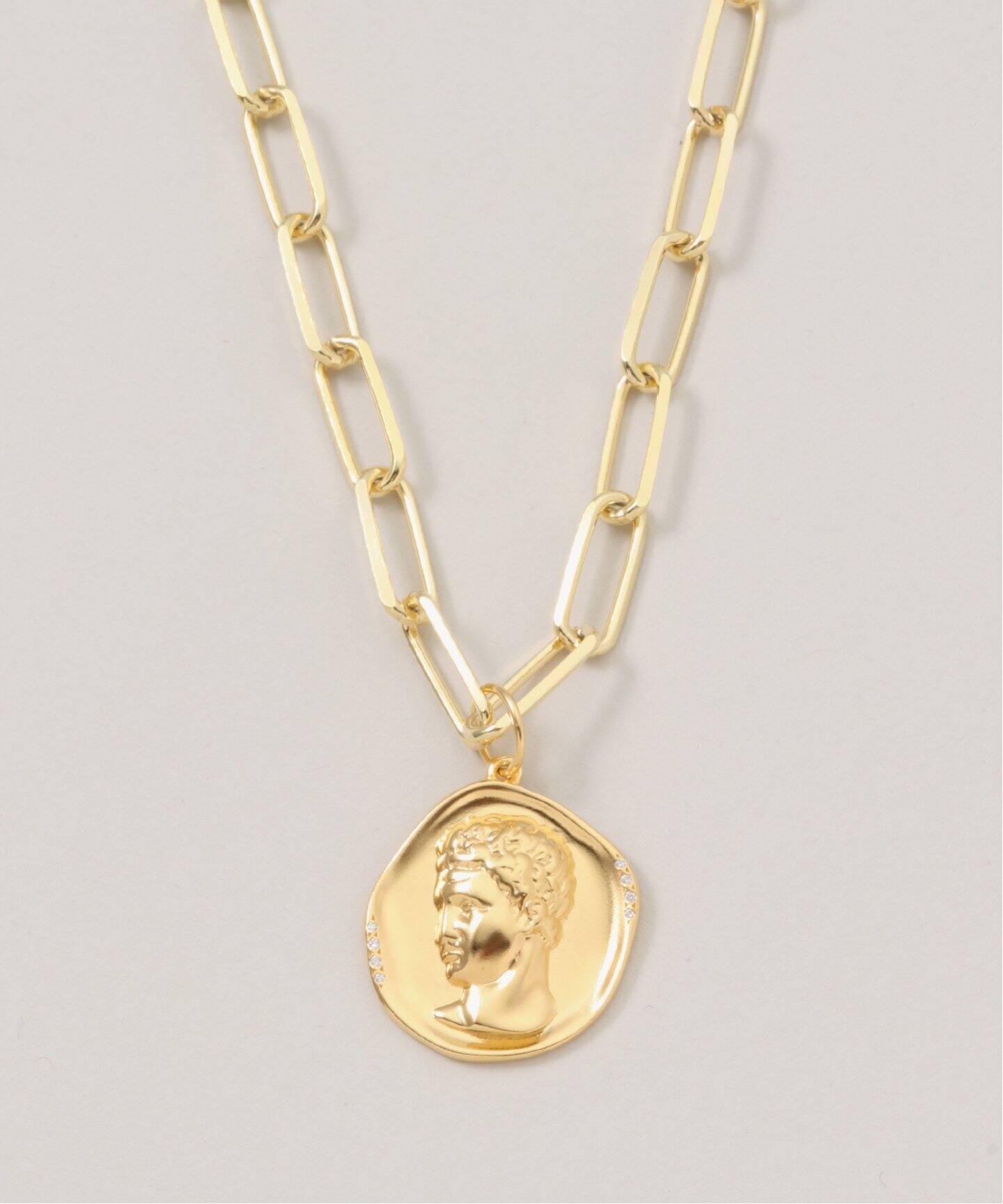 HERMINA ATHENS】HERMIS LARGE LUSTRE CHARM NEC：ネックレス 